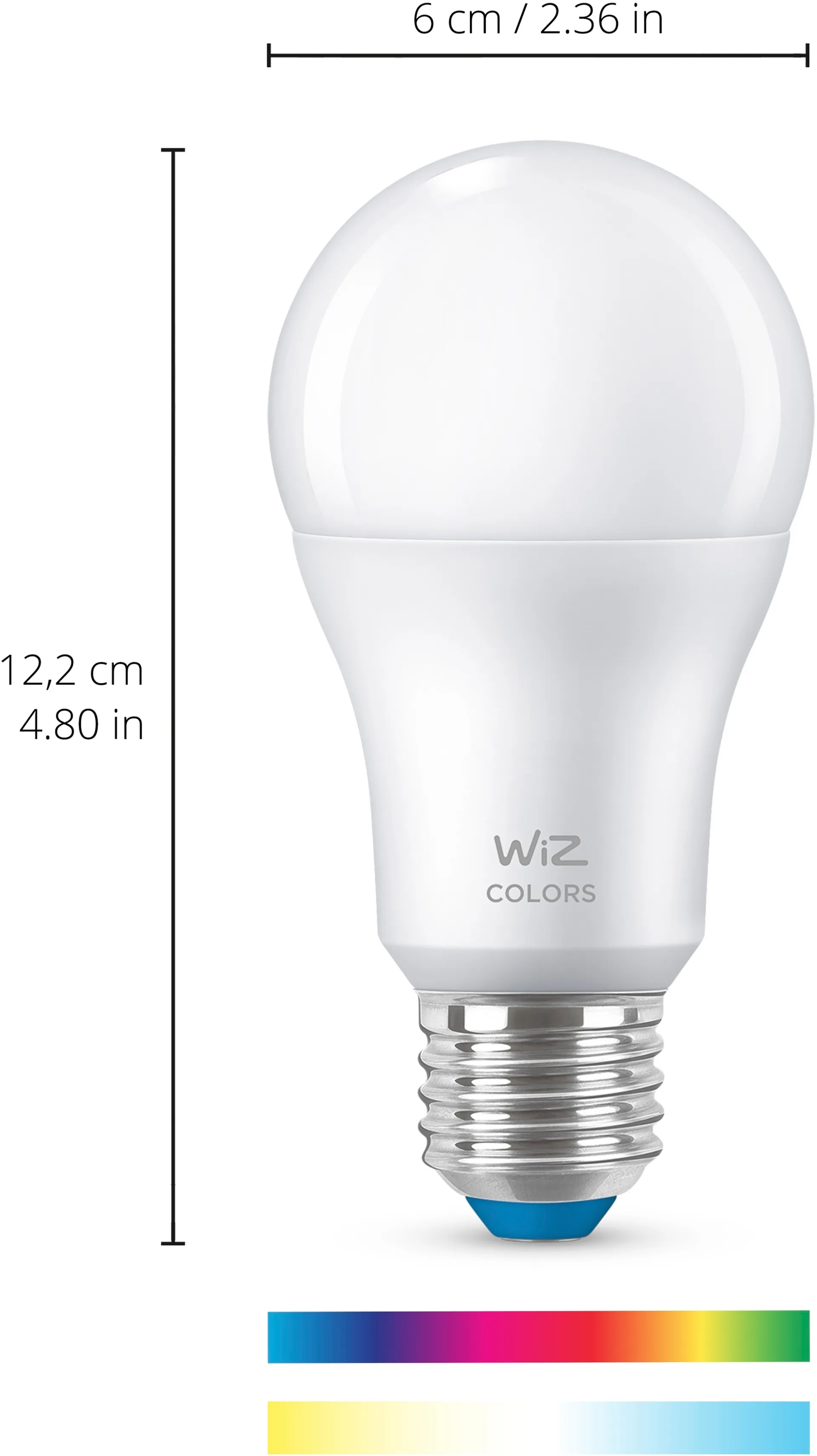 WiZ älylamppu E27 A60 8.5W Color Wi-Fi - 5