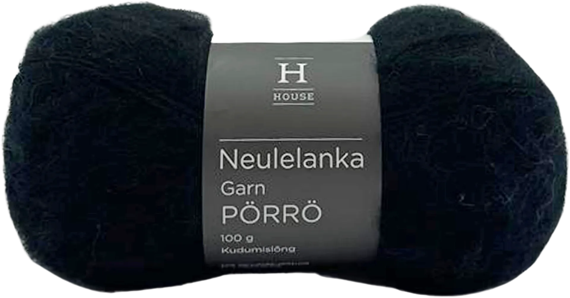 House lanka mohair-villa-akryyli Pörrö 100 g Black 217