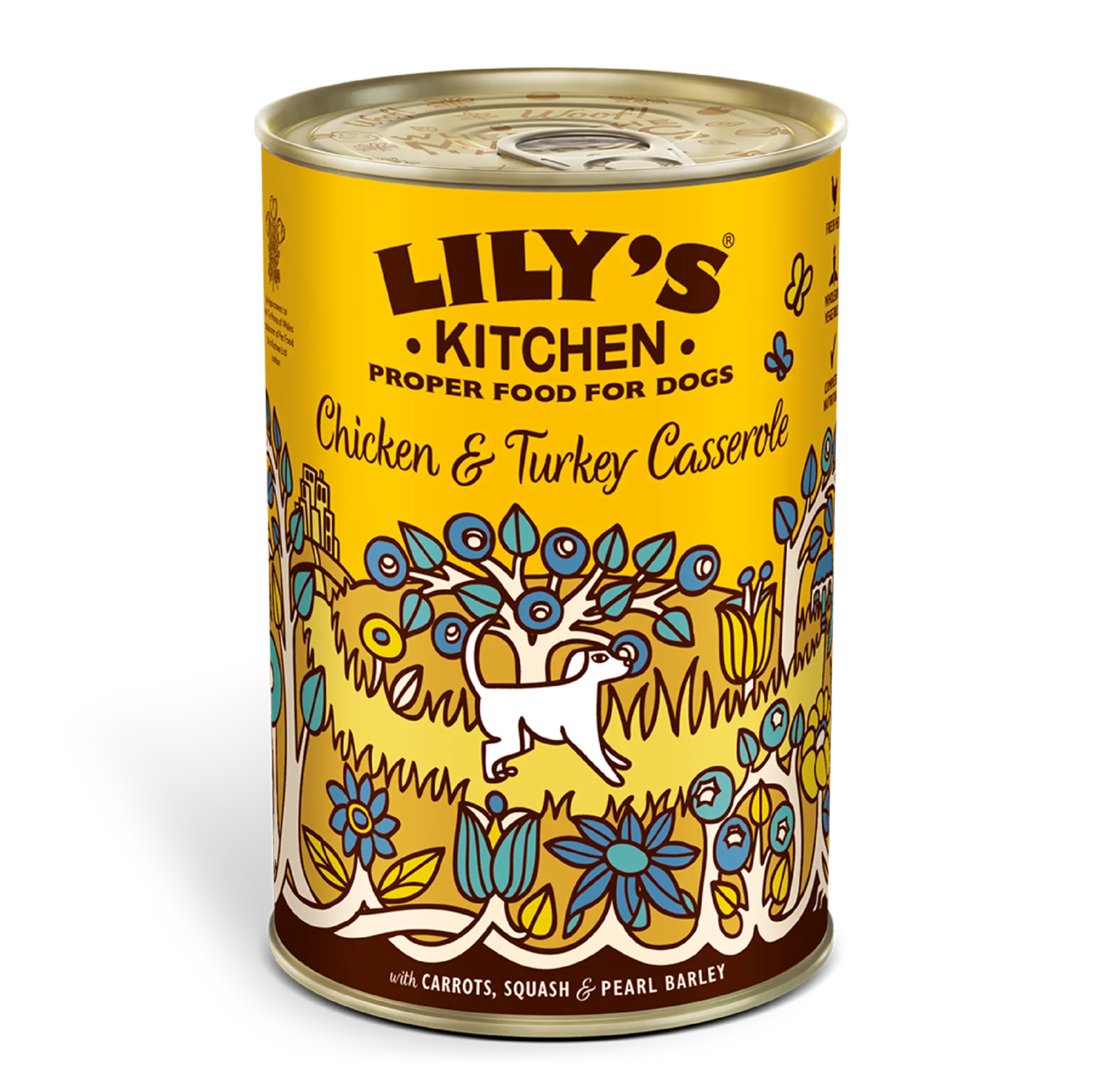Lily's Kitchen 400g Chicken Casserole sis. kanaa, kalkkunaa ja kasviksia kissanruoka