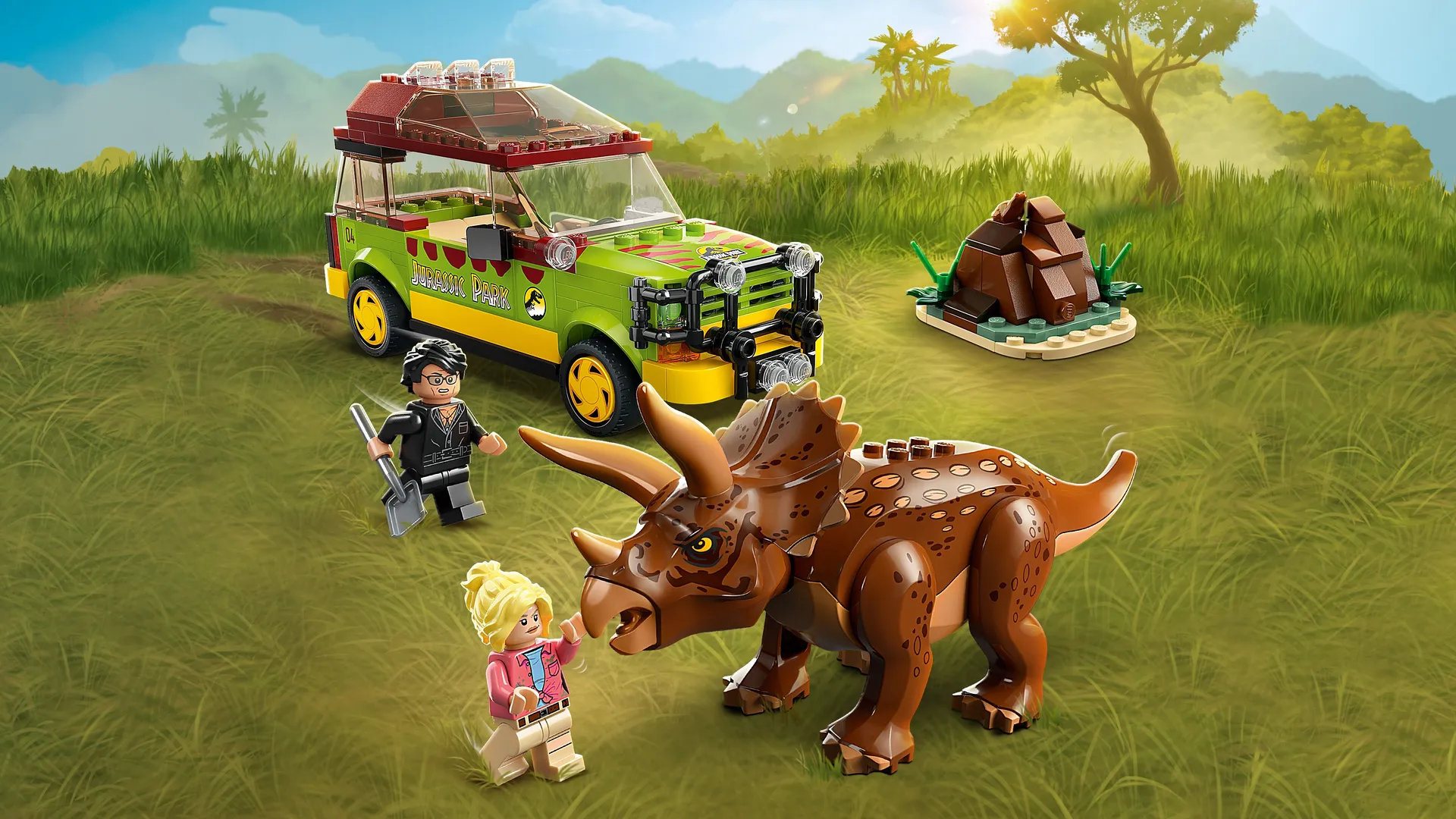 LEGO Jurassic World 76959 Triceratopsia tutkimassa - 6