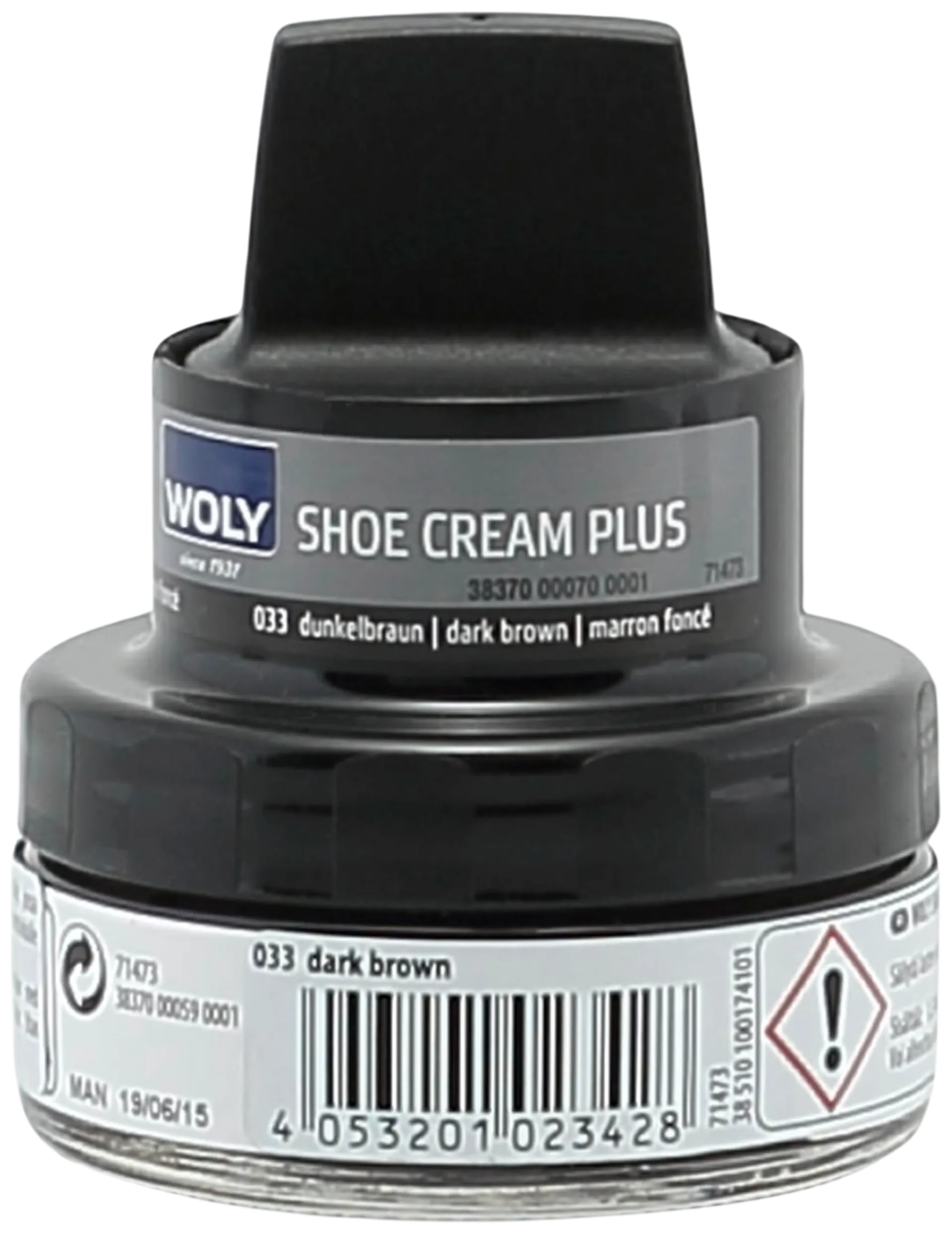 Woly Shoe Cream Plus Tummanruskea 50ml