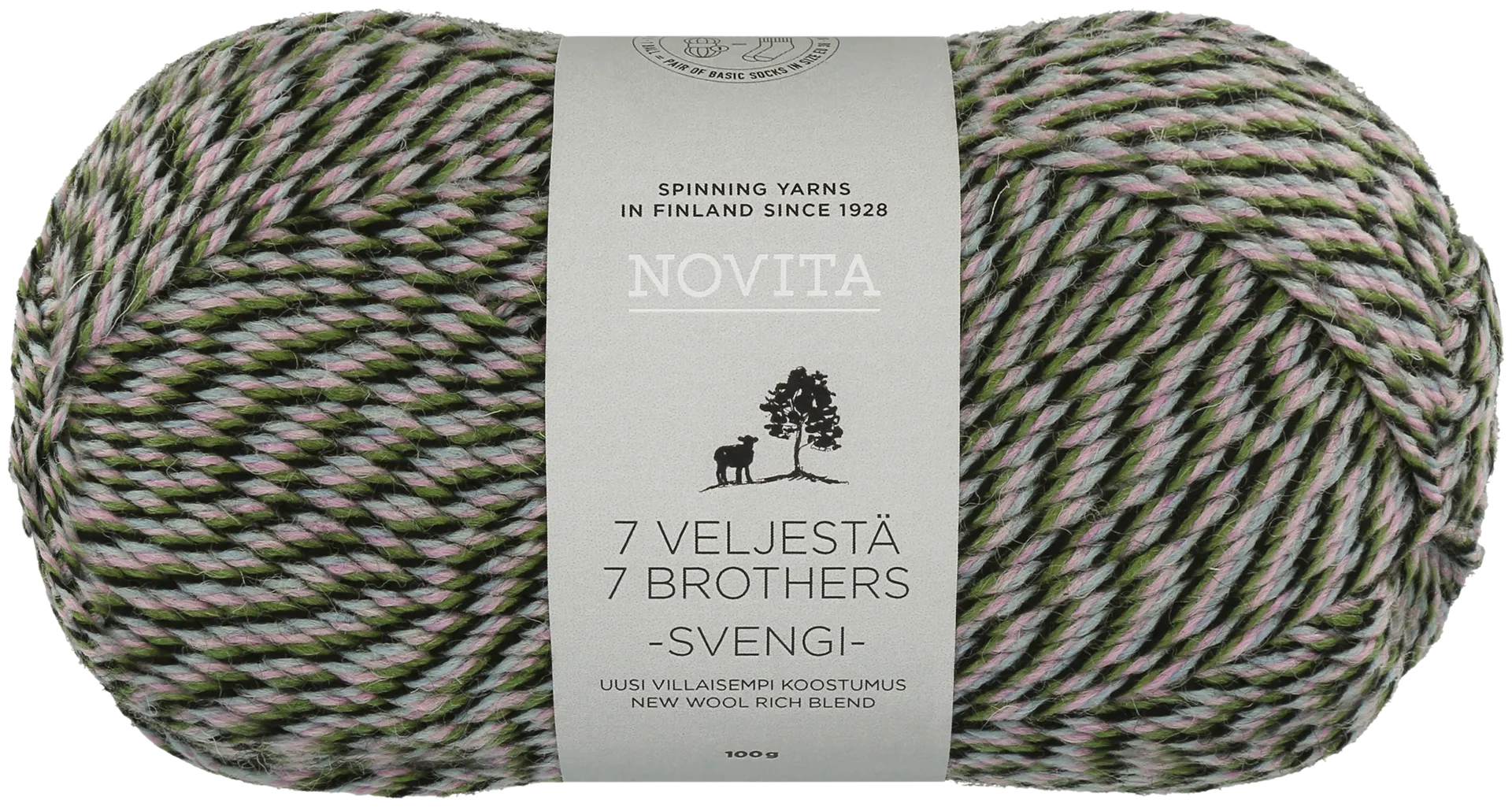 Novita 7 Veljestä Svengi 100g 8231 karuselli - 1