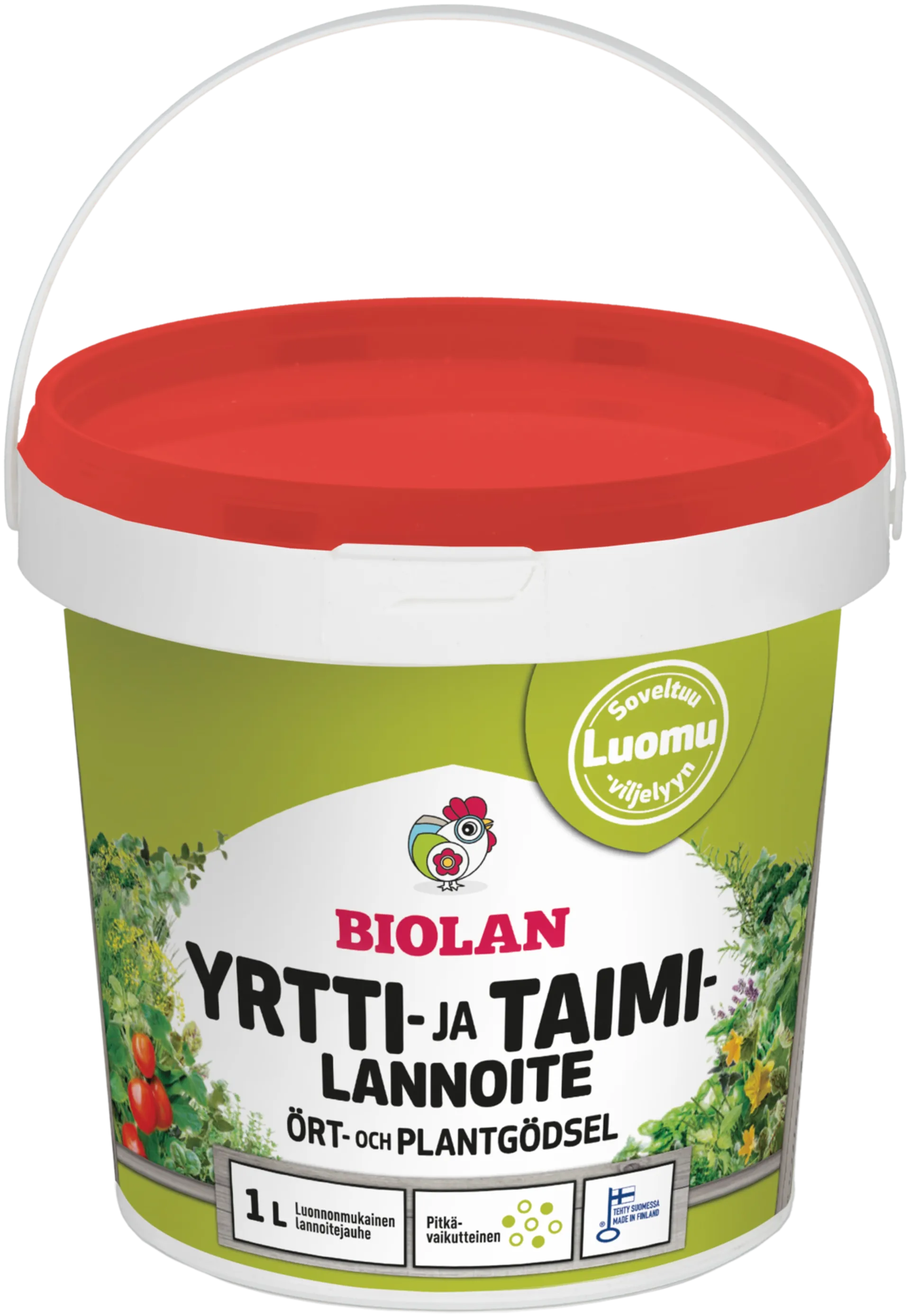 Biolan Yrtti- ja taimilannoite 1 L