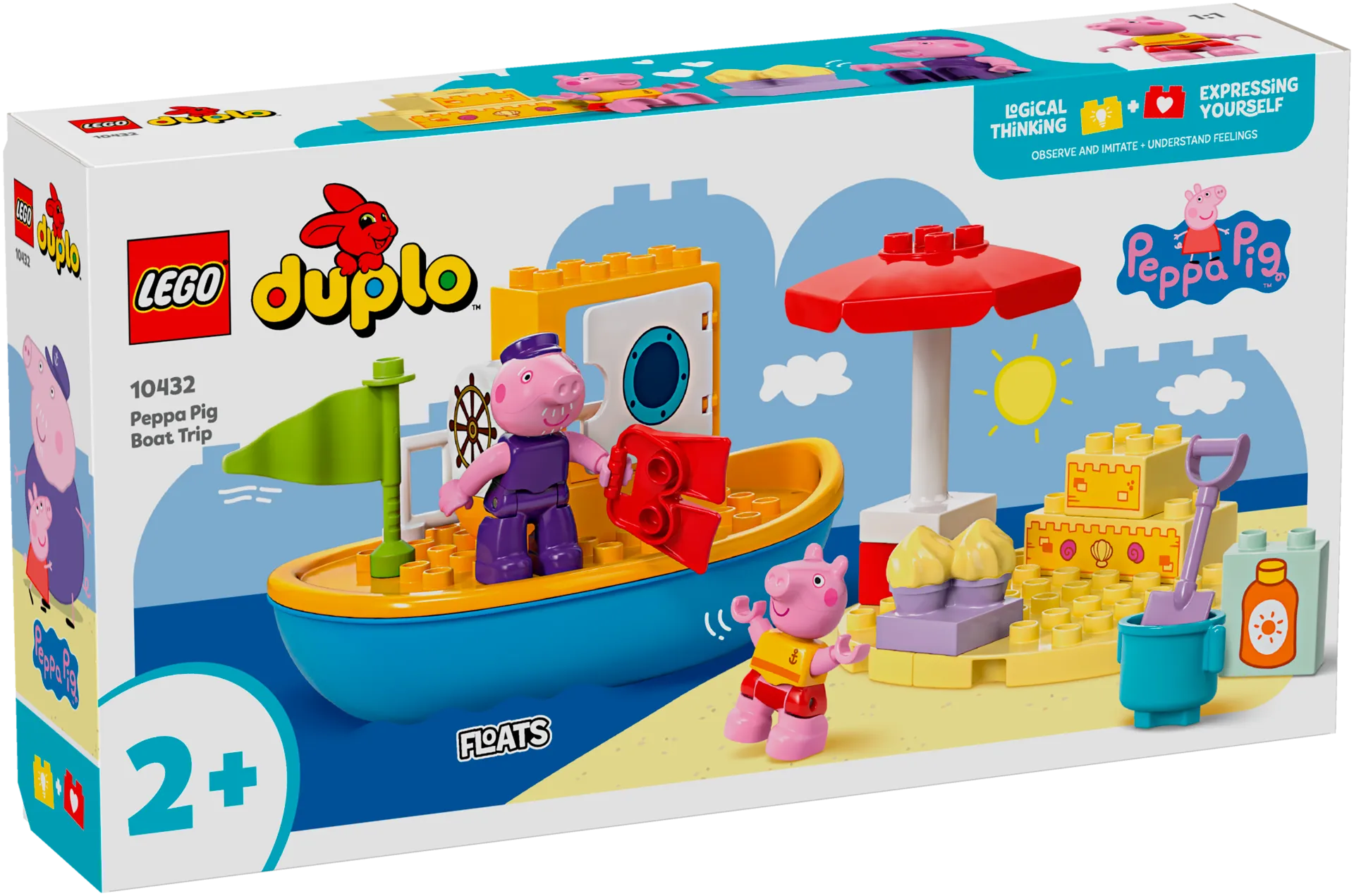 LEGO® DUPLO Peppa Pig 10432 Pipsa Possun veneretki - 2