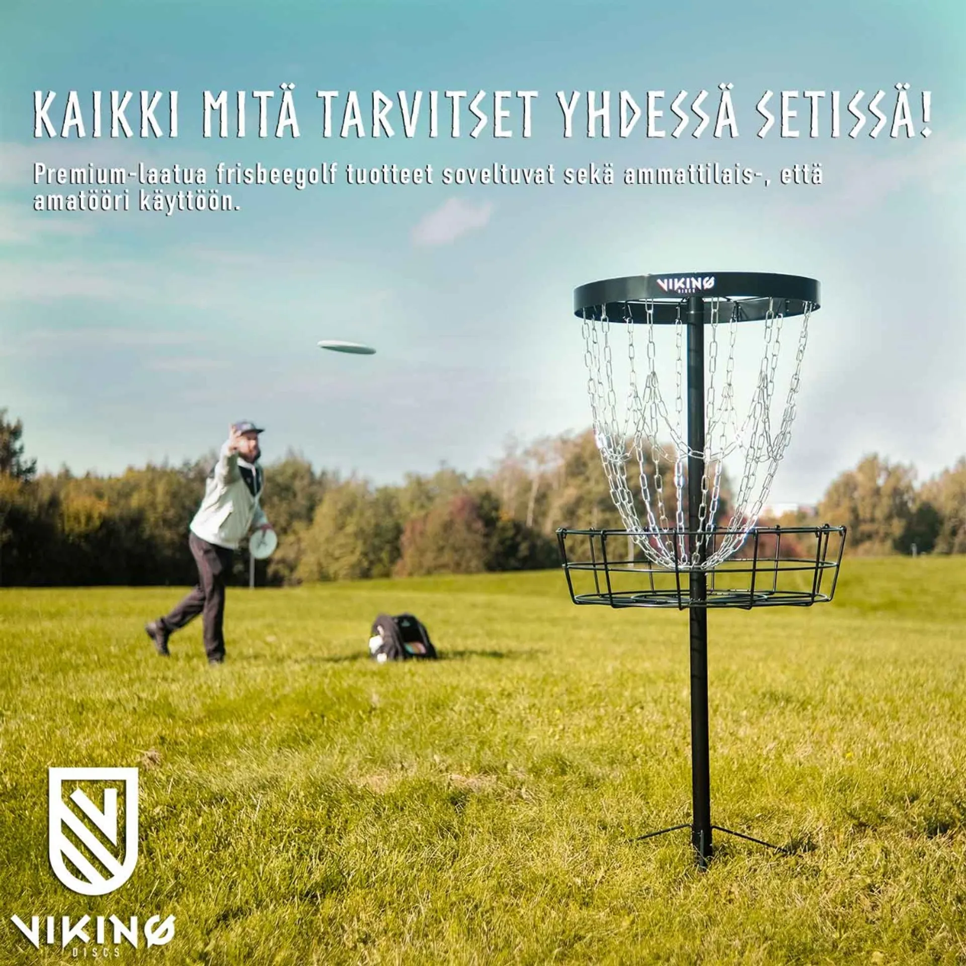 Viking Discs Frisbeegolf kiekkoset Tournament 8-set - 4