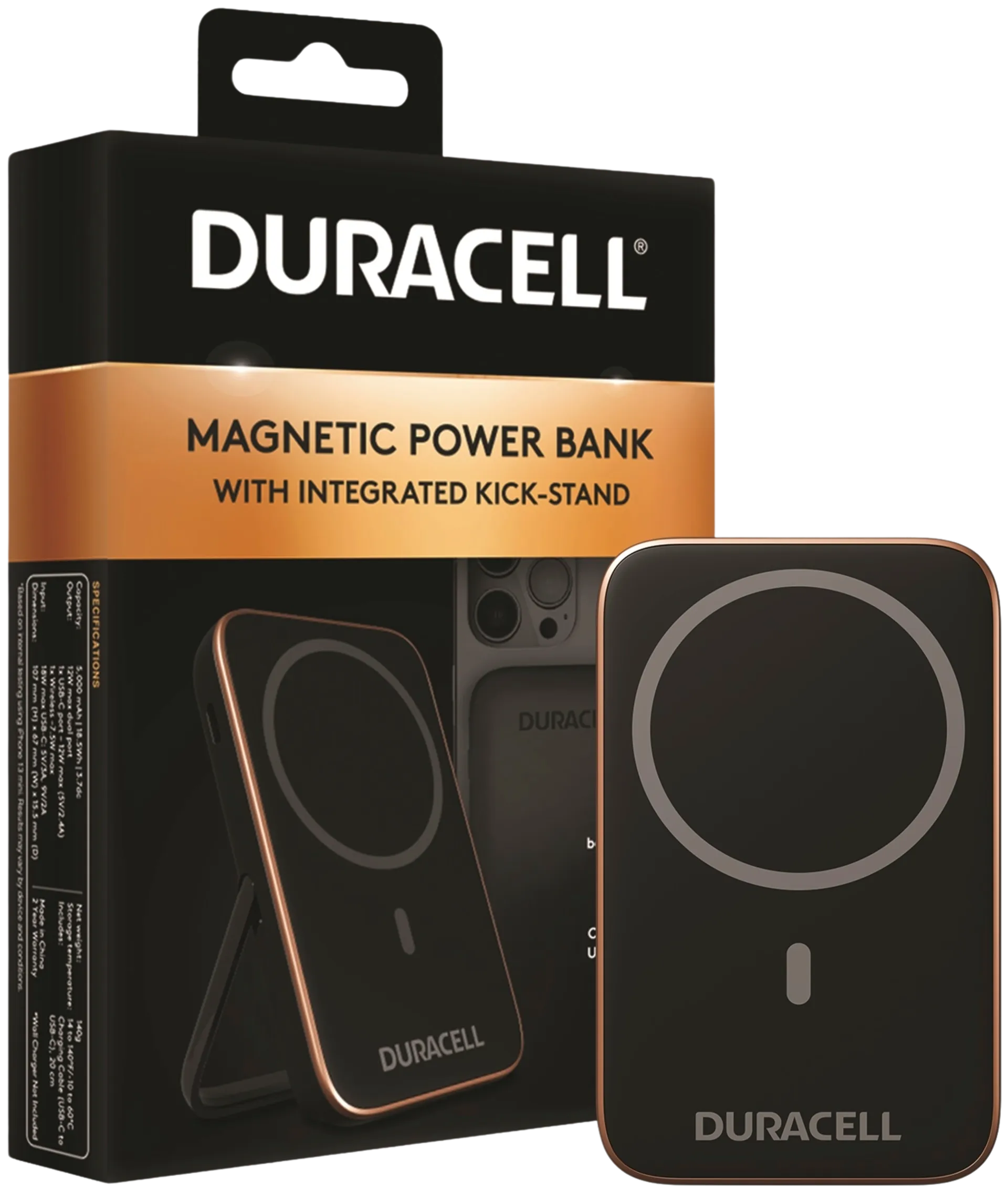 Duracell Varavirtalähde Micro 5 Magsafe 12W - 1