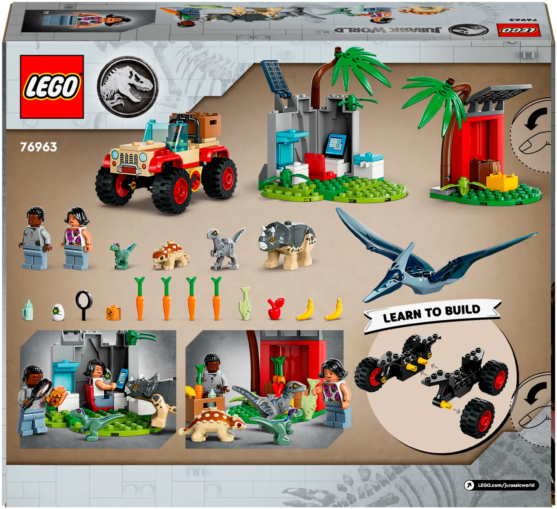 LEGO Jurassic World 76963 Dinosauruspoikasten pelastuskeskus - 3