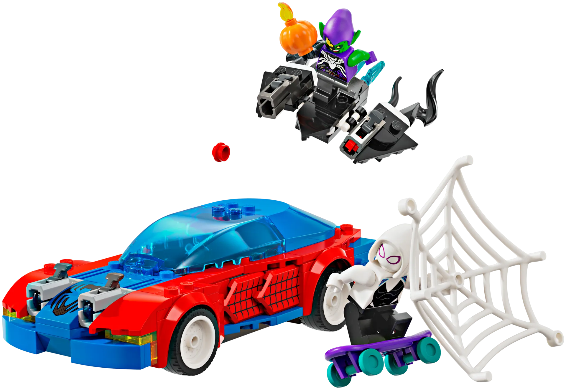 LEGO Super Heroes Marvel 76279 Spider-Manin kilpa-auto ja Venomin Vihreä Menninkäinen - 4