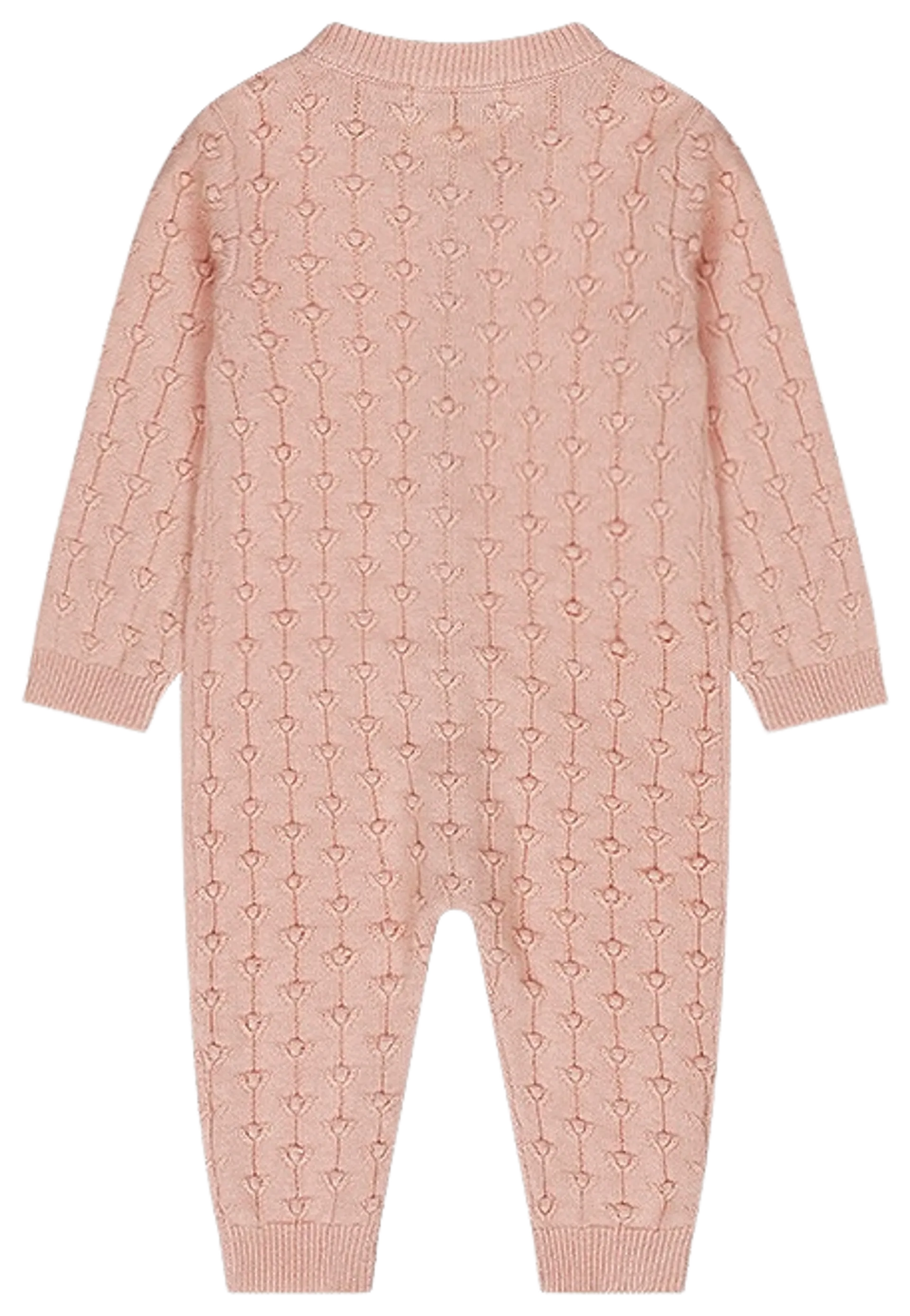 Dirkje vauvojen neulottu pitkähihainen haalari Q52421 - Blushed pink - 2