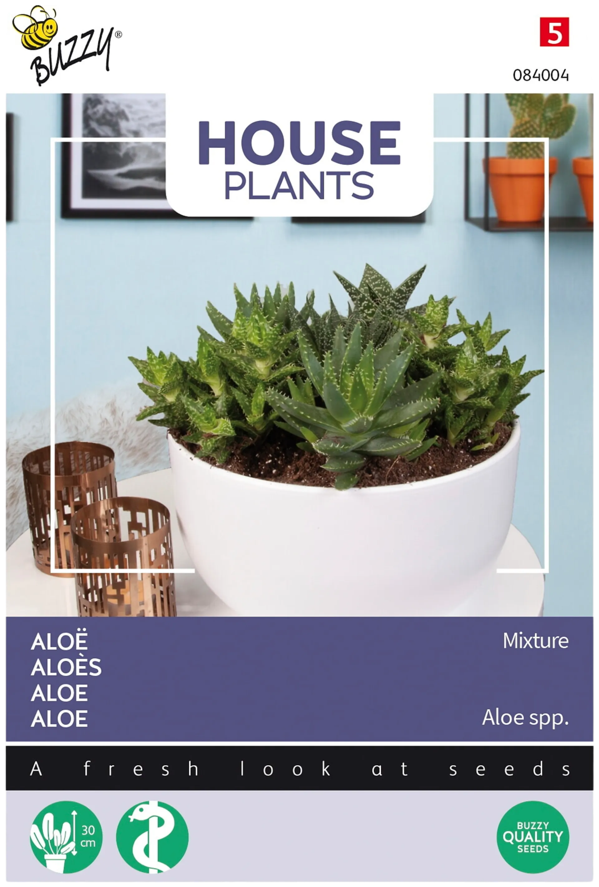Buzzy® House Plants Aloe, aloesekoitus