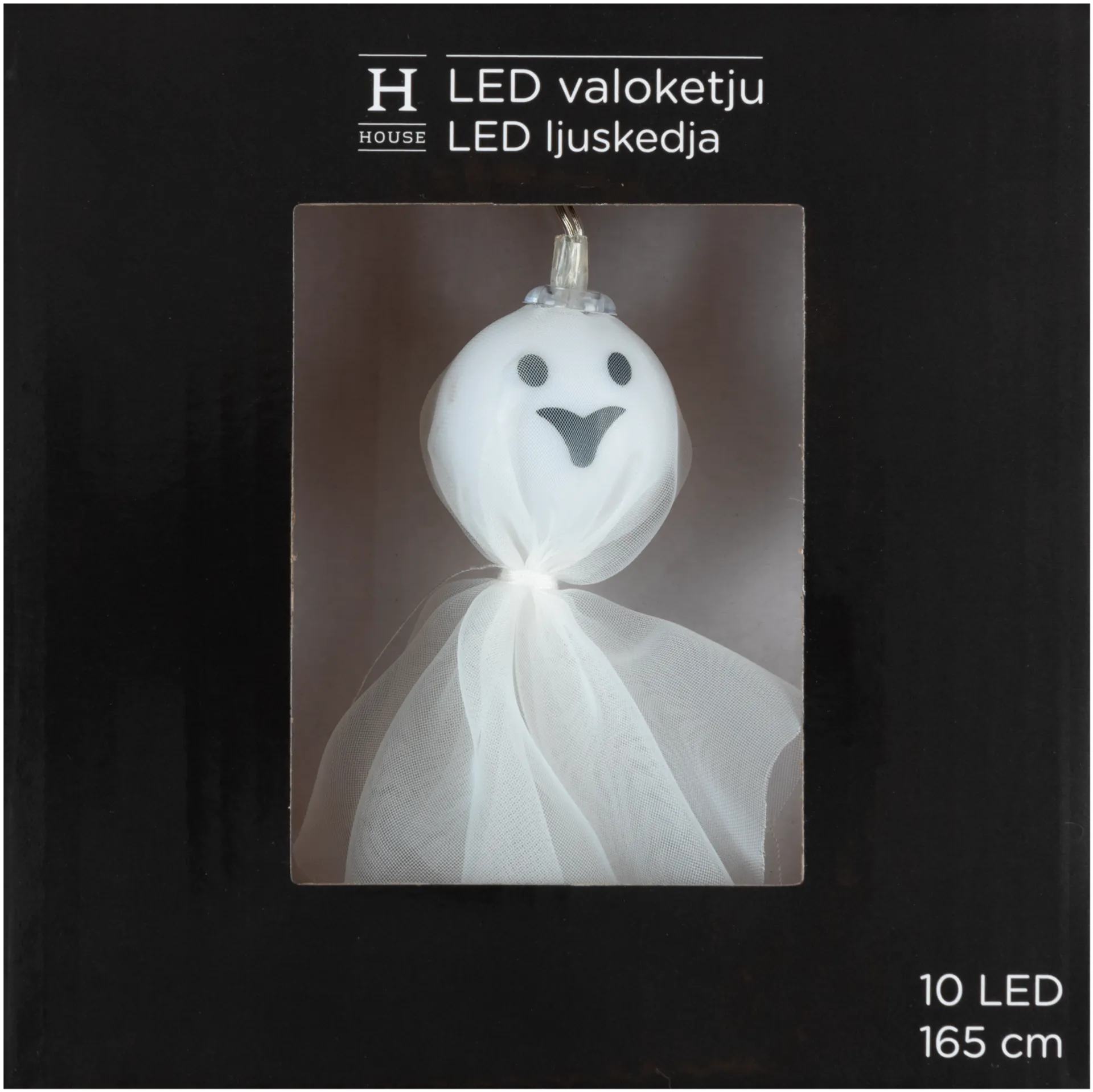 House valoketju kangashaamut 10 LED lämmin