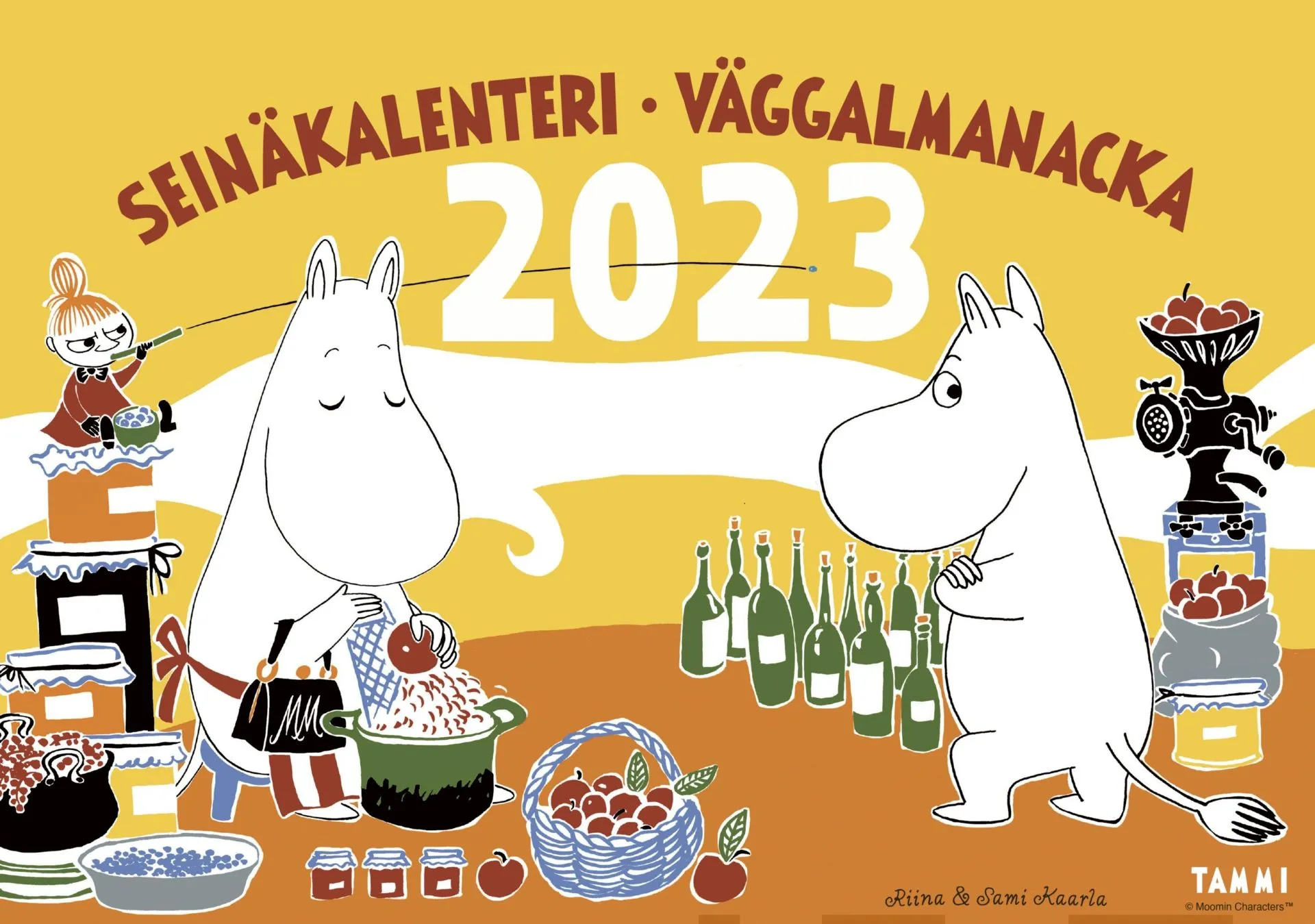 Kaarla, Muumiperheen vuosi 2023 seinäkalenteri ja kirja