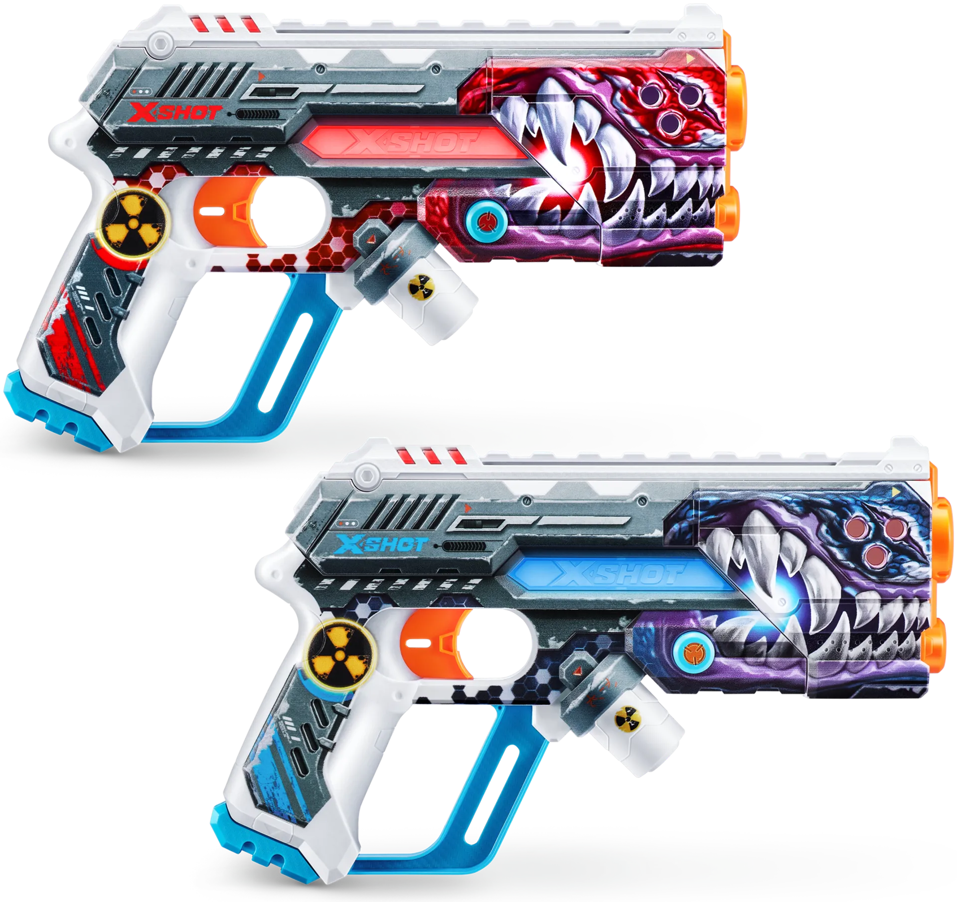 X-Shot Laser Skins Laser 360 2 kpl aseita sekä suojalasit - 3