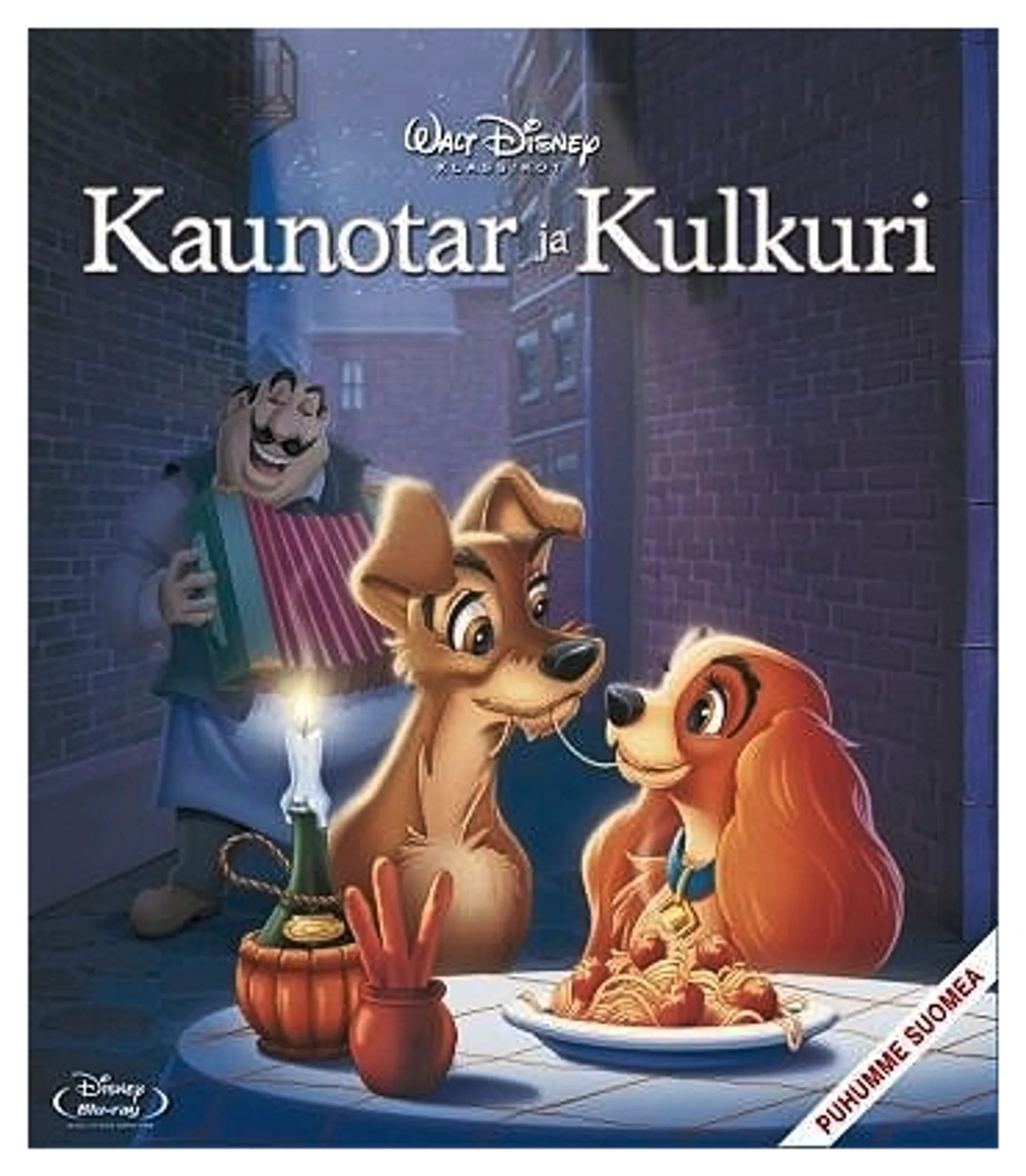 Disney klassikko 15: Kaunotar ja kulkuri Blu-ray