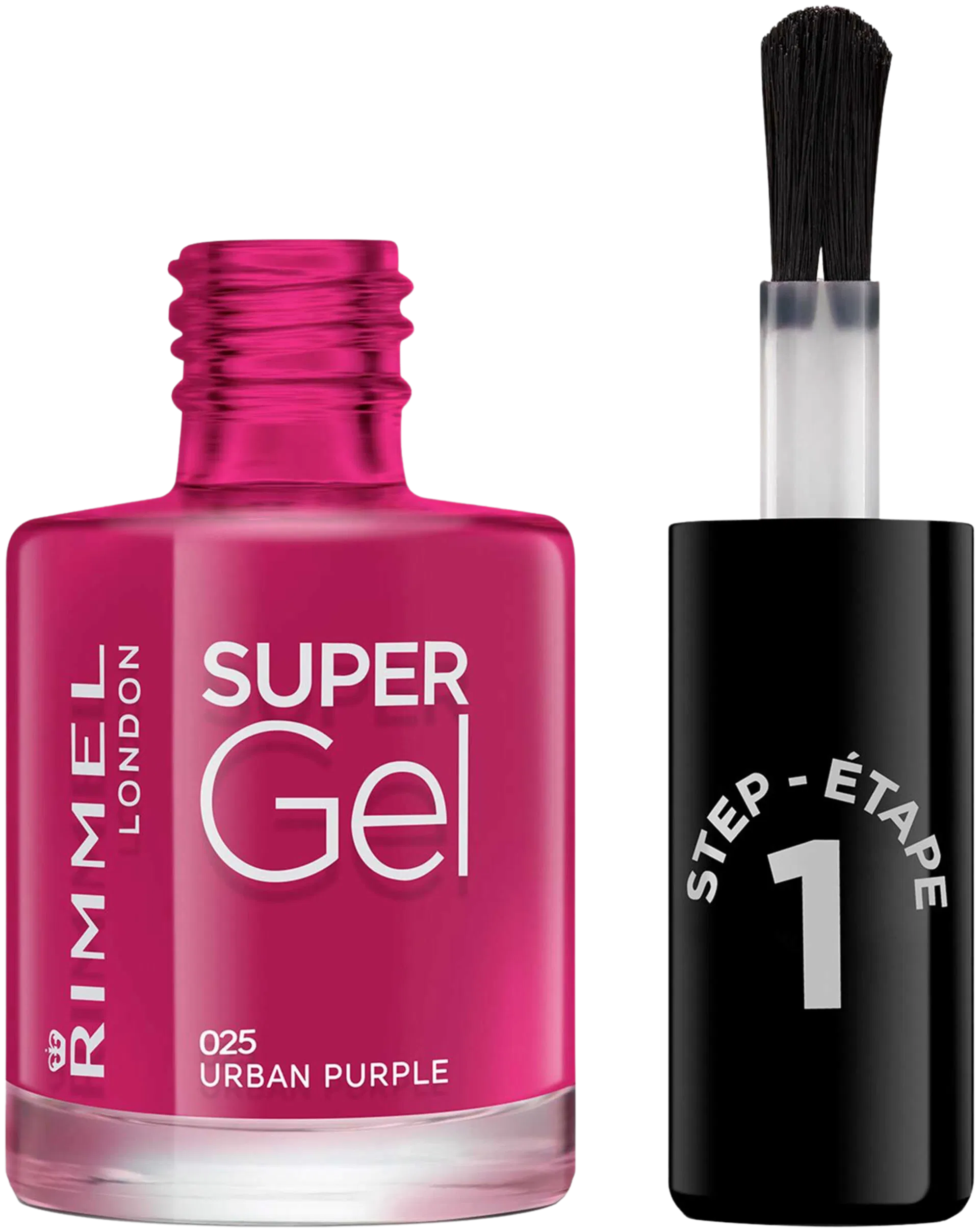 Rimmel 12ml Super Gel Nail Polish 025 Urban Purple Kynsilakka Prisma Rimmel 12ml Super Gel Nail Polish 025 Urban Purple Kynsilakka Prisma