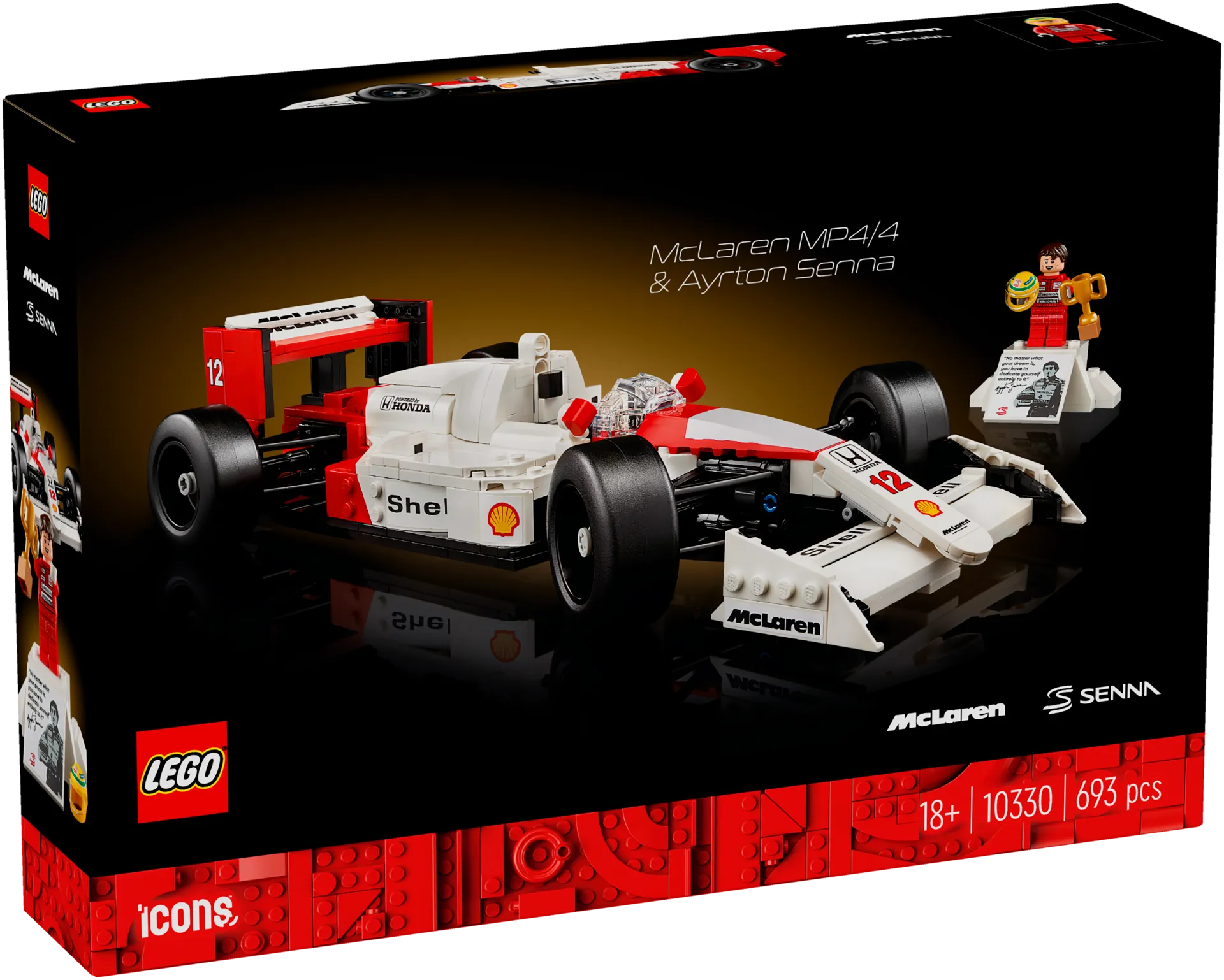 LEGO® Icons 10330 McLaren MP4/4 & Ayrton Senna, rakennussetti - 2