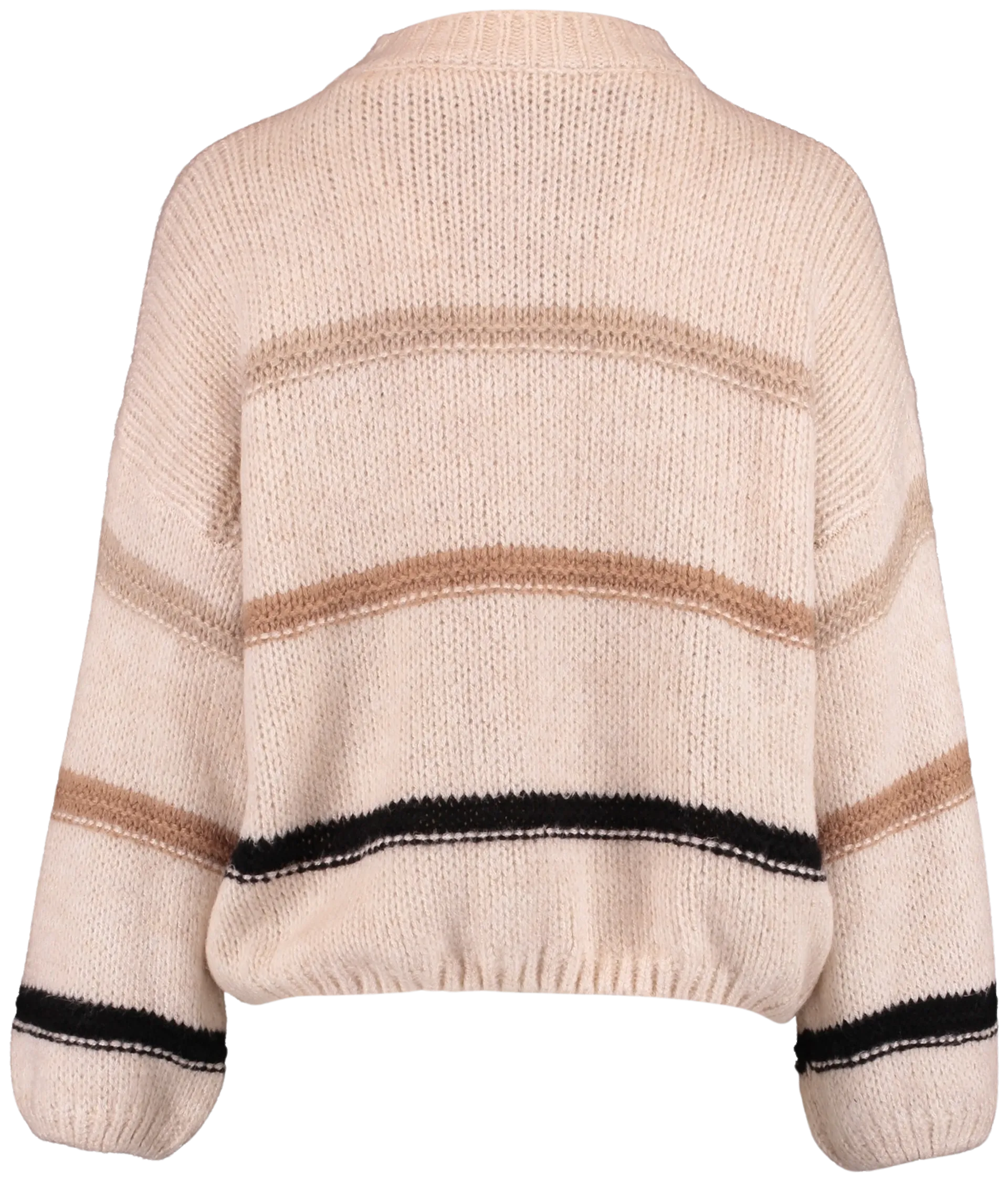 Hailys naisten neule Sk Va44nia UNF-3933 - beige/taupe stripe - 3