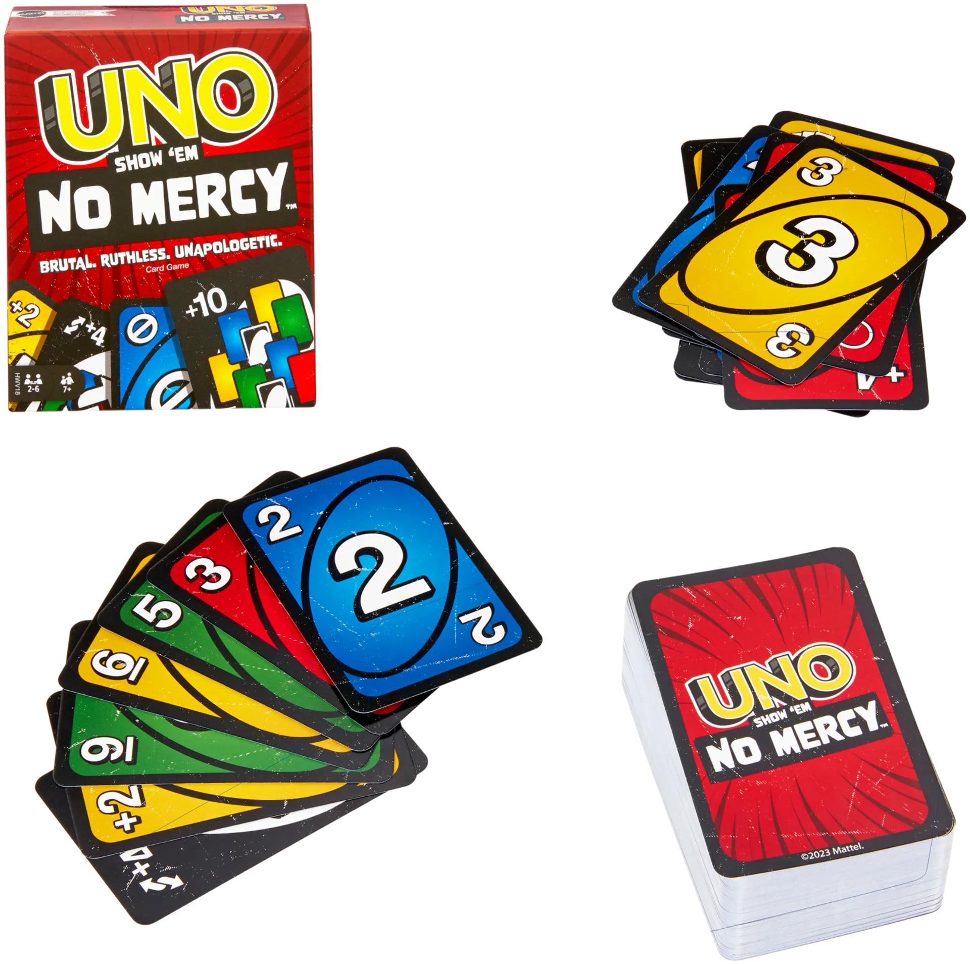 UNO No Mercy -korttipeli - 2