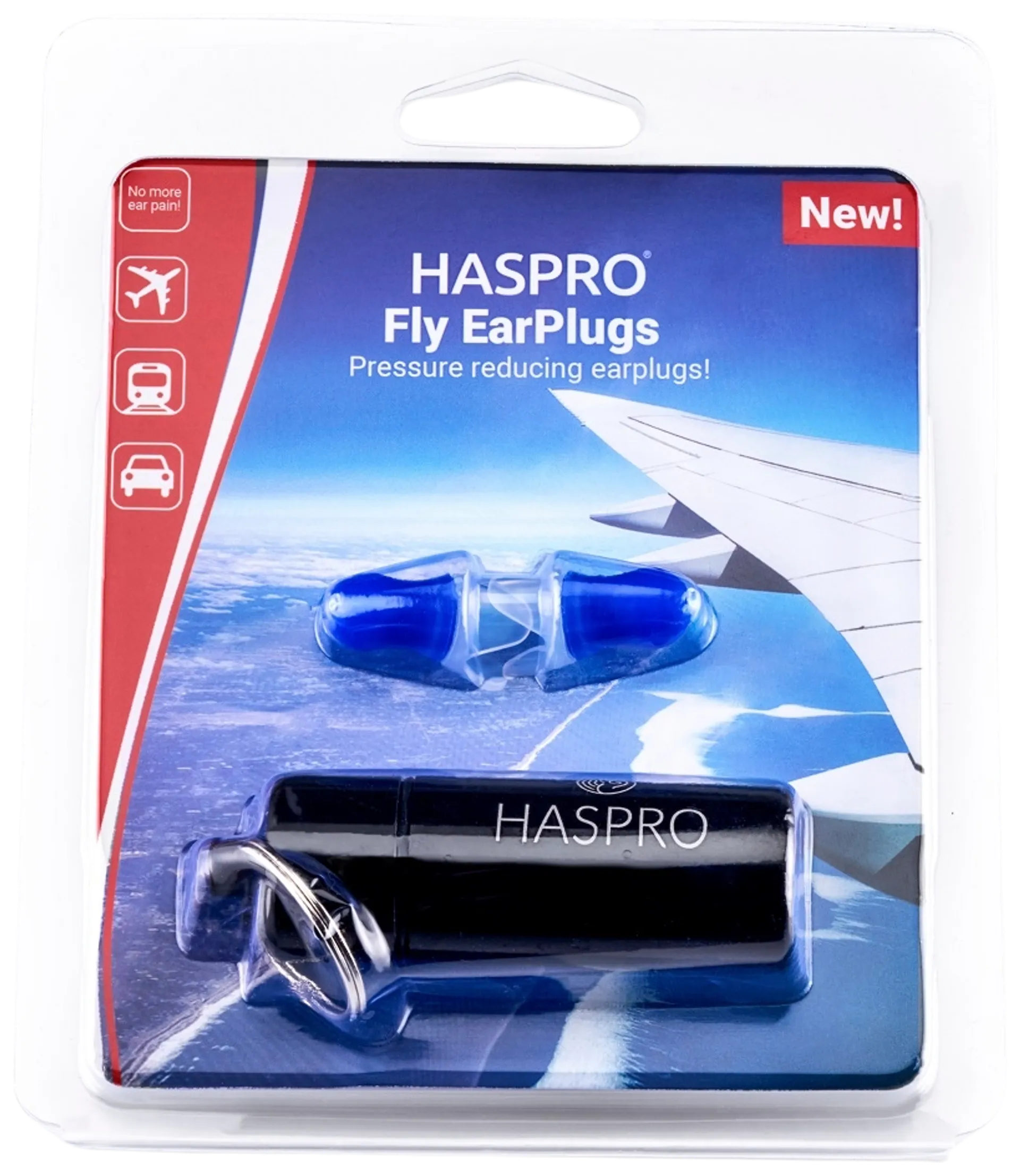 Haspro Fly silikonikorvatulpat lentämiseen