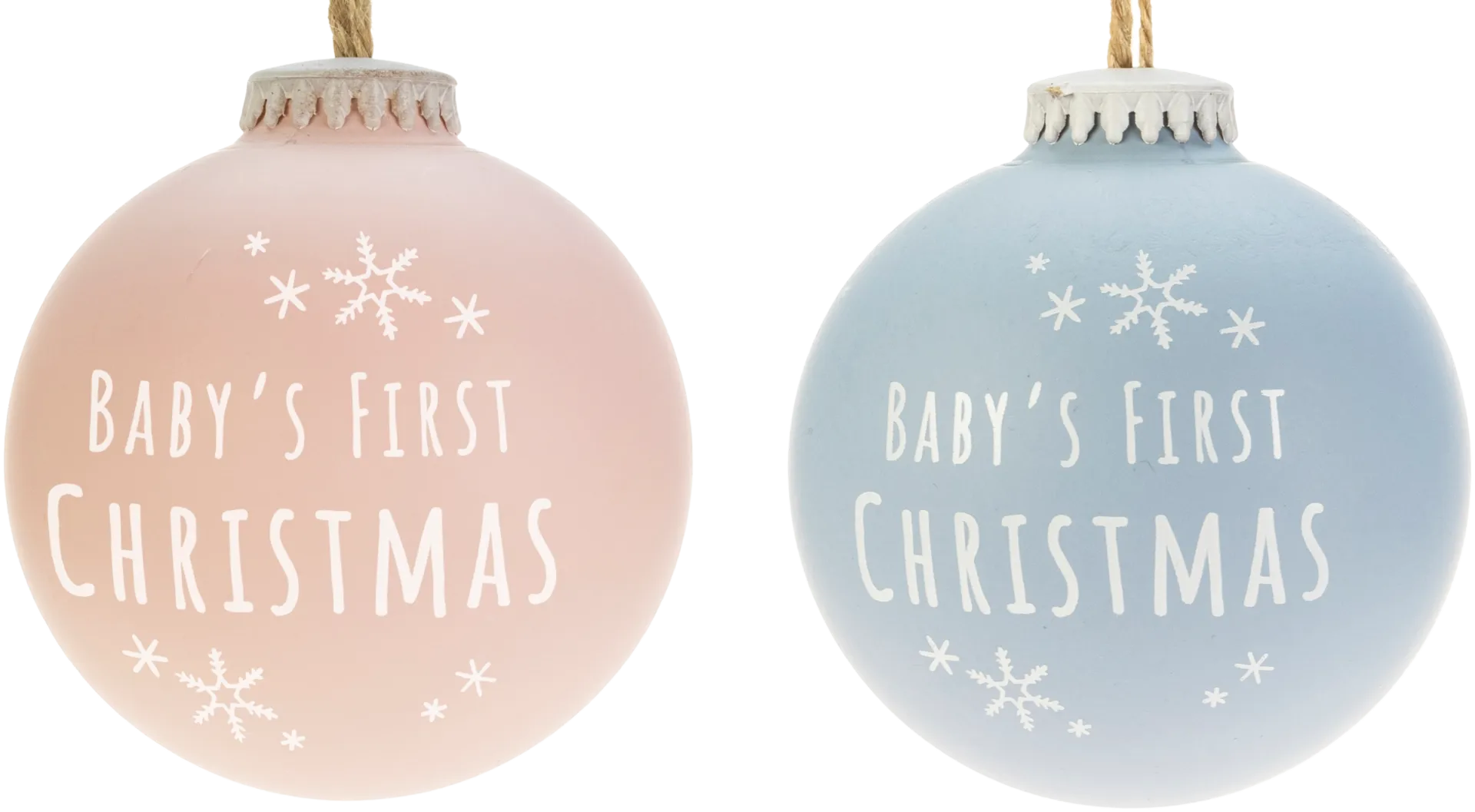 Weiste eko-pallo Baby's First Christmas 85 mm