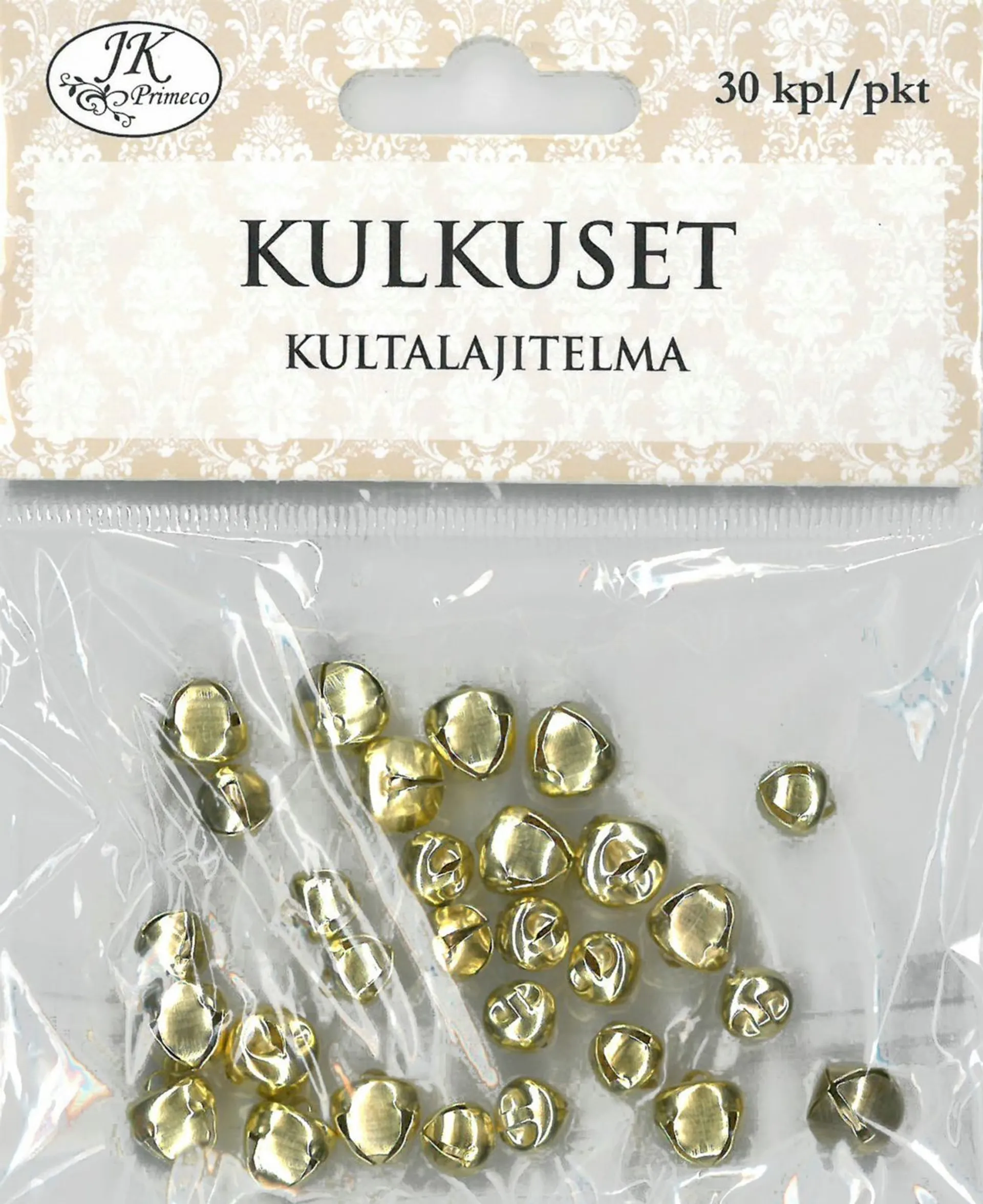 Kulkuset kultalajitelma 30kpl/pss