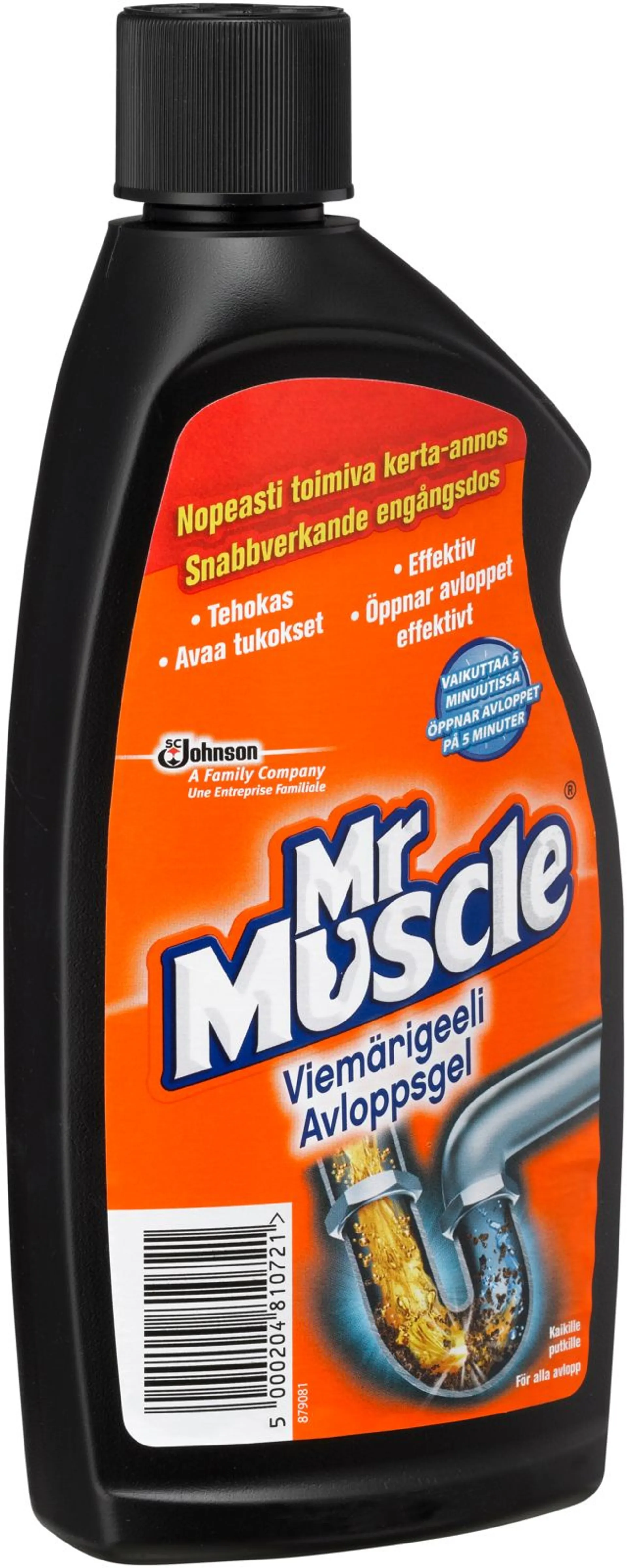 Mr Muscle 500ml viemärigeeli viemärinavaaja - 2