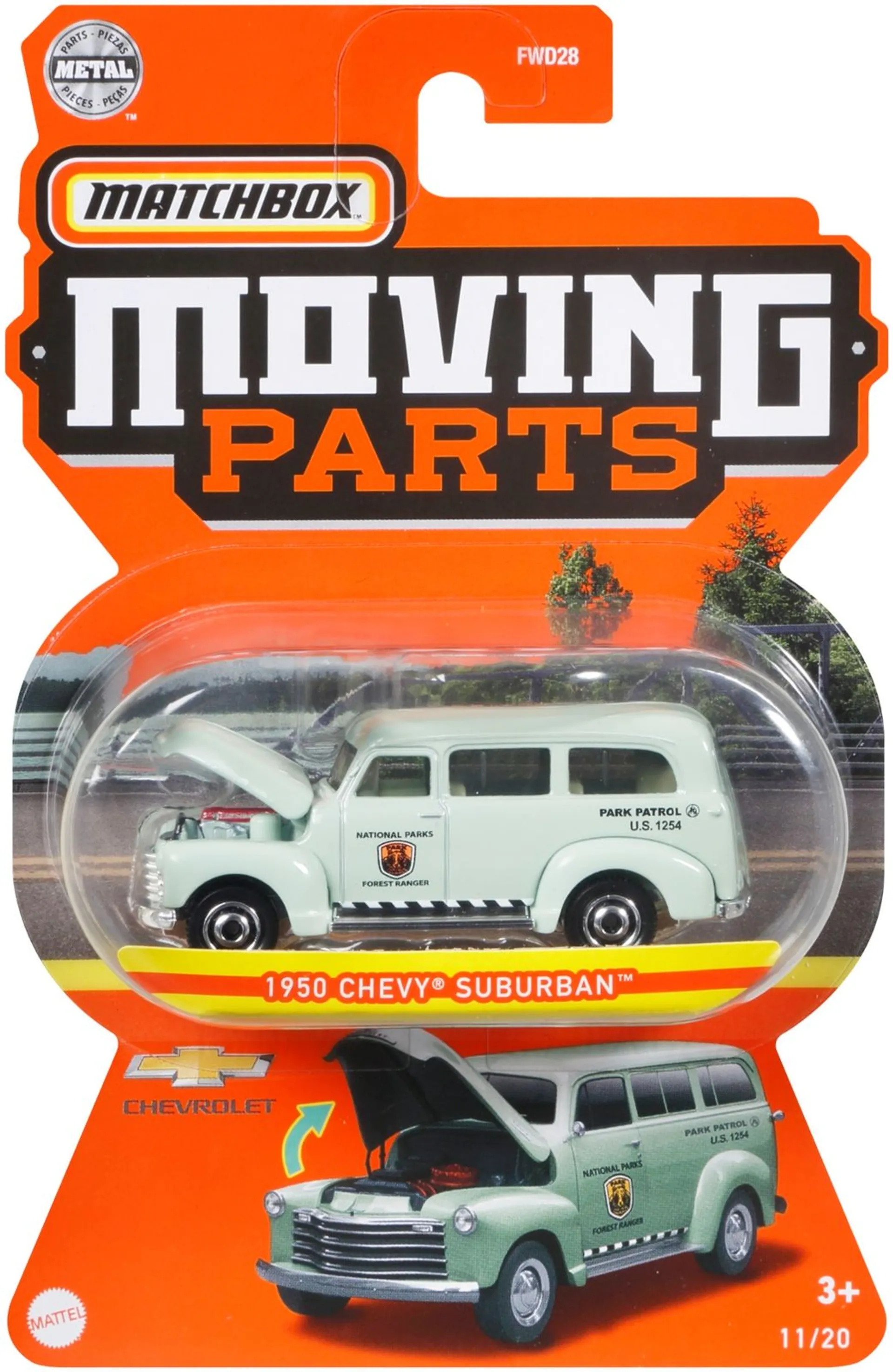 Matchbox moving parts vehicles fwd28 - 1