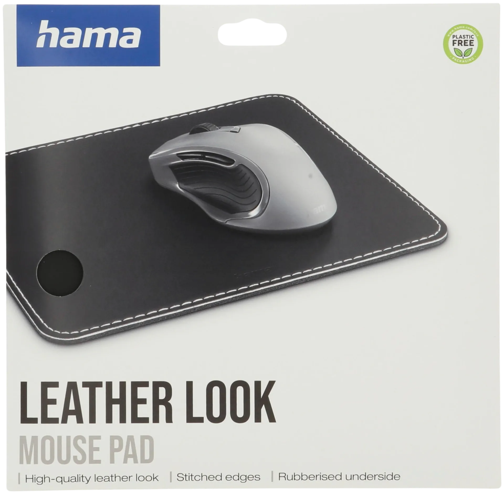 Hama Hiirimatto, Leather-look, musta - 5