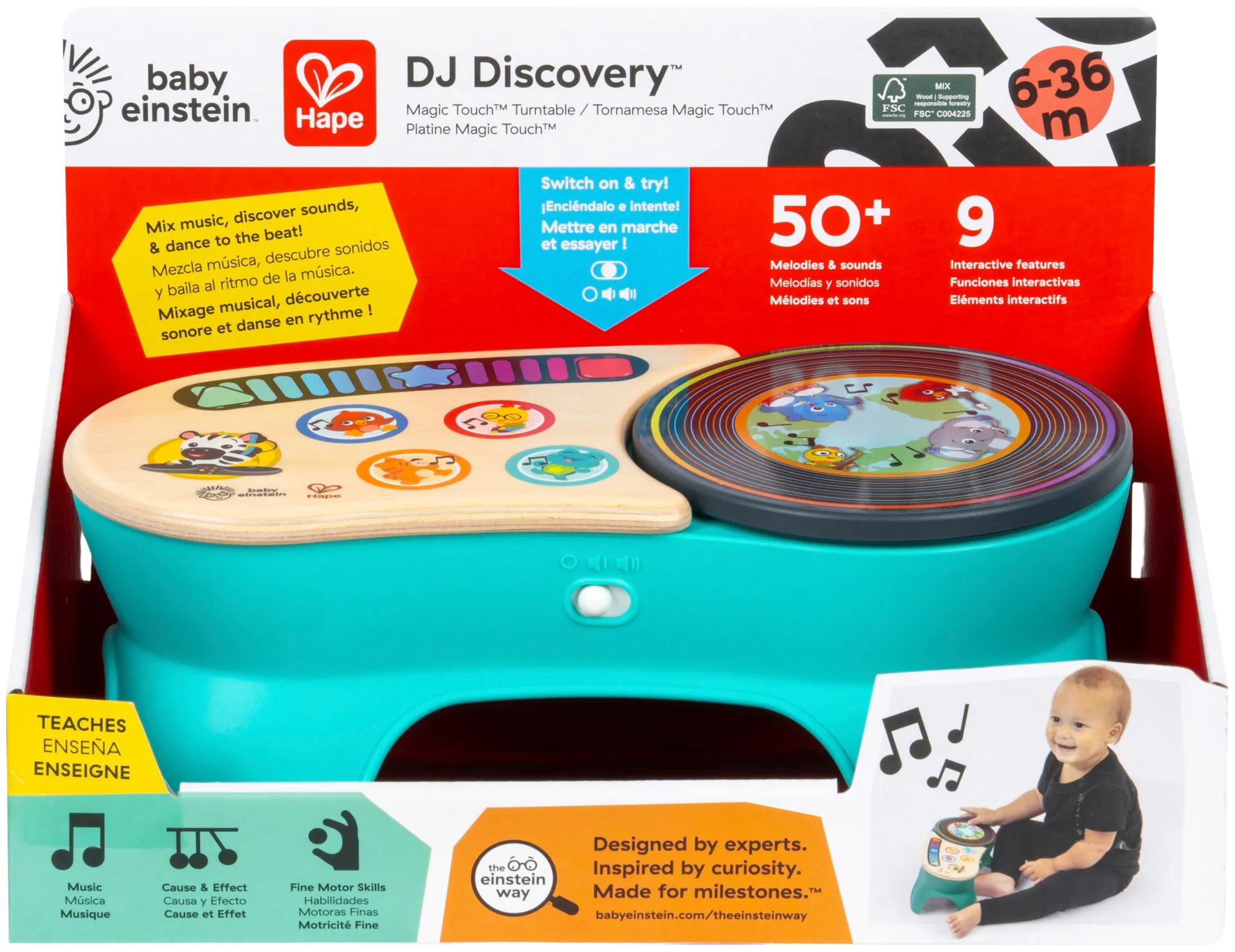 Hape Taikasoitin DJ Mix Baby Einstein - 2