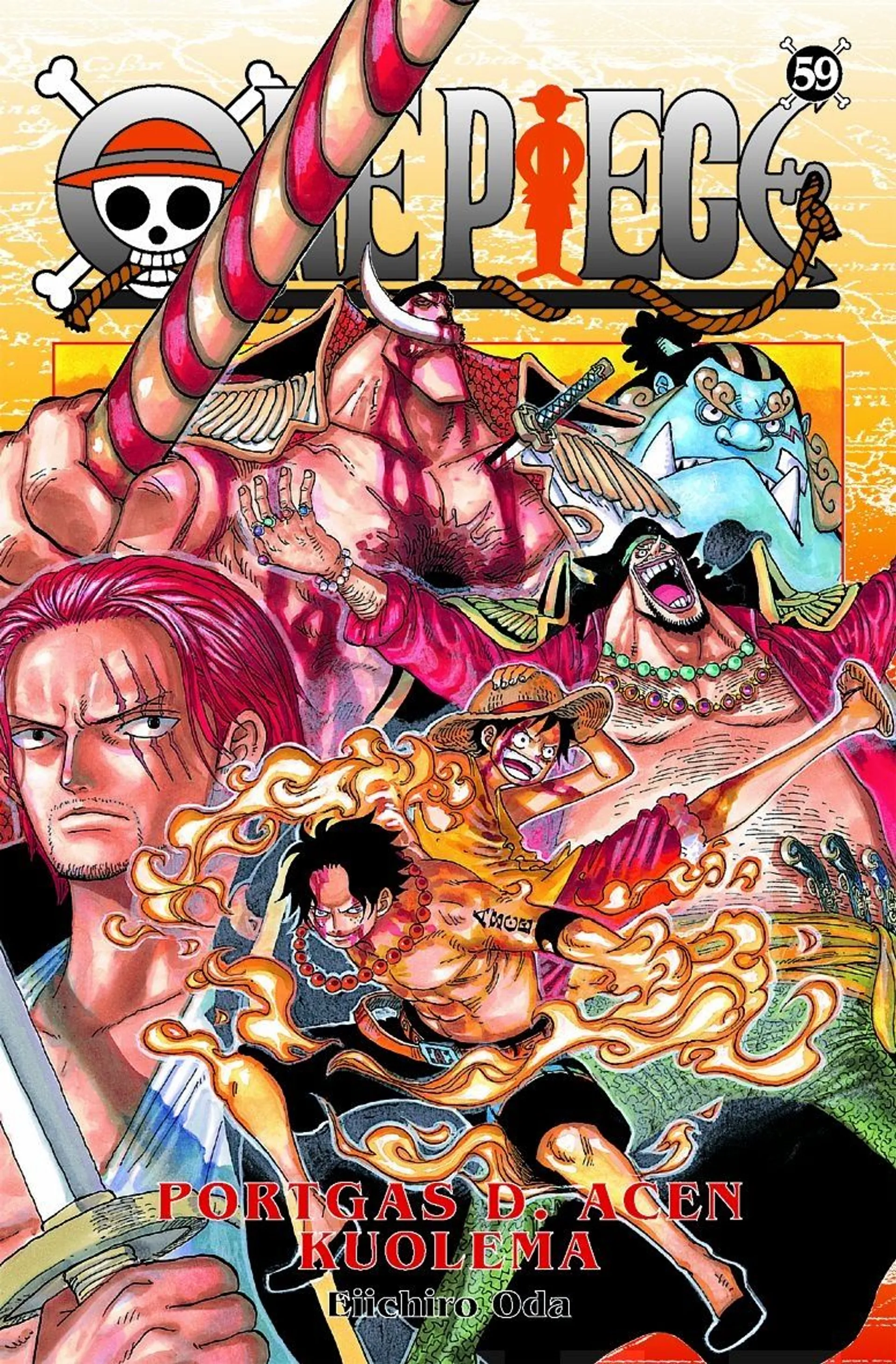 Oda, One piece 59 - Portgas D. Acen kuolema