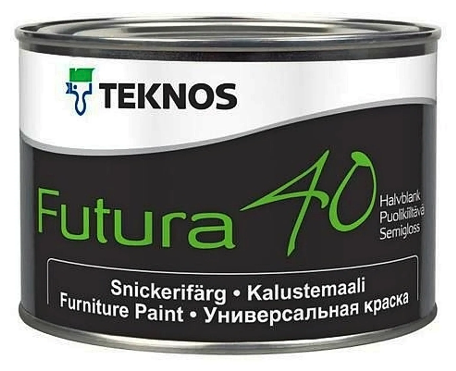 Teknos kalustemaali Futura 40 0,45 l PM3 sävytettävä puolikiiltävä