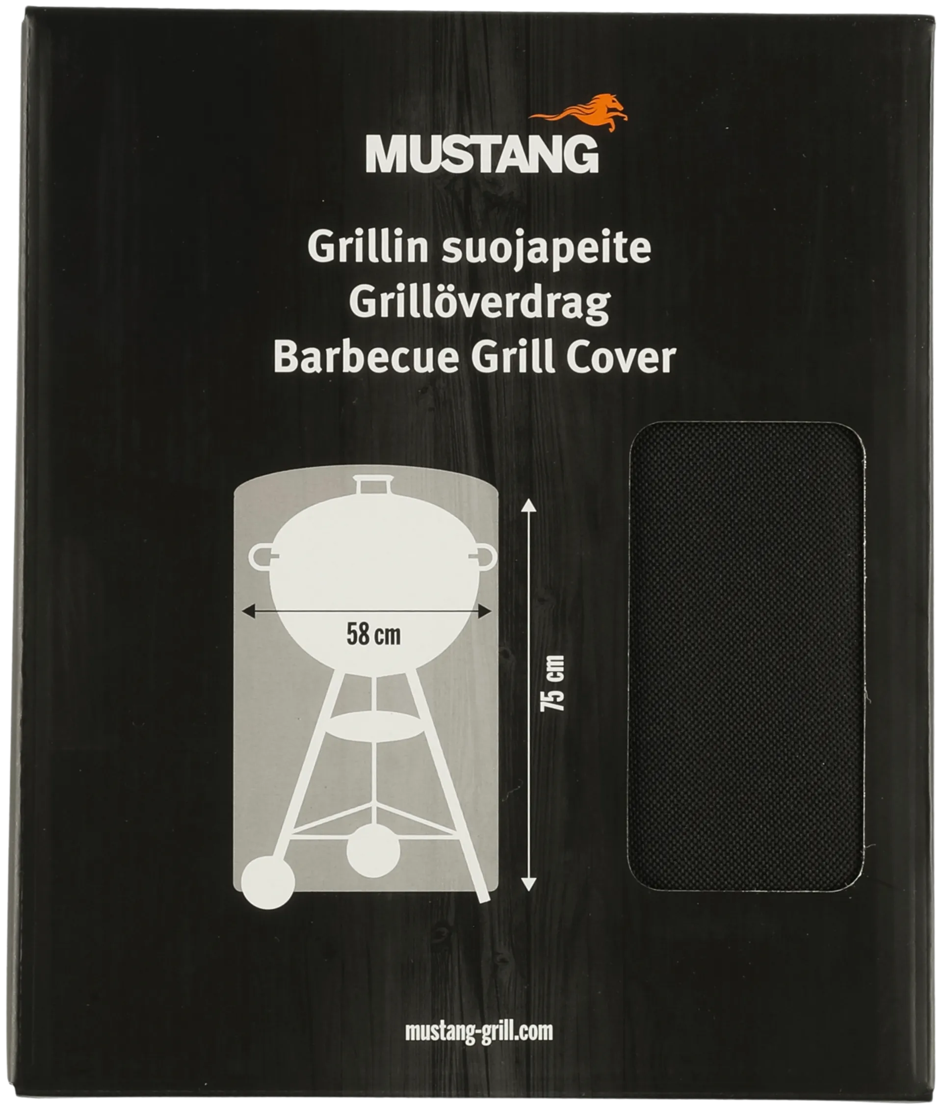 Mustang Suojapeite hiiligrillille 58 cm - 2