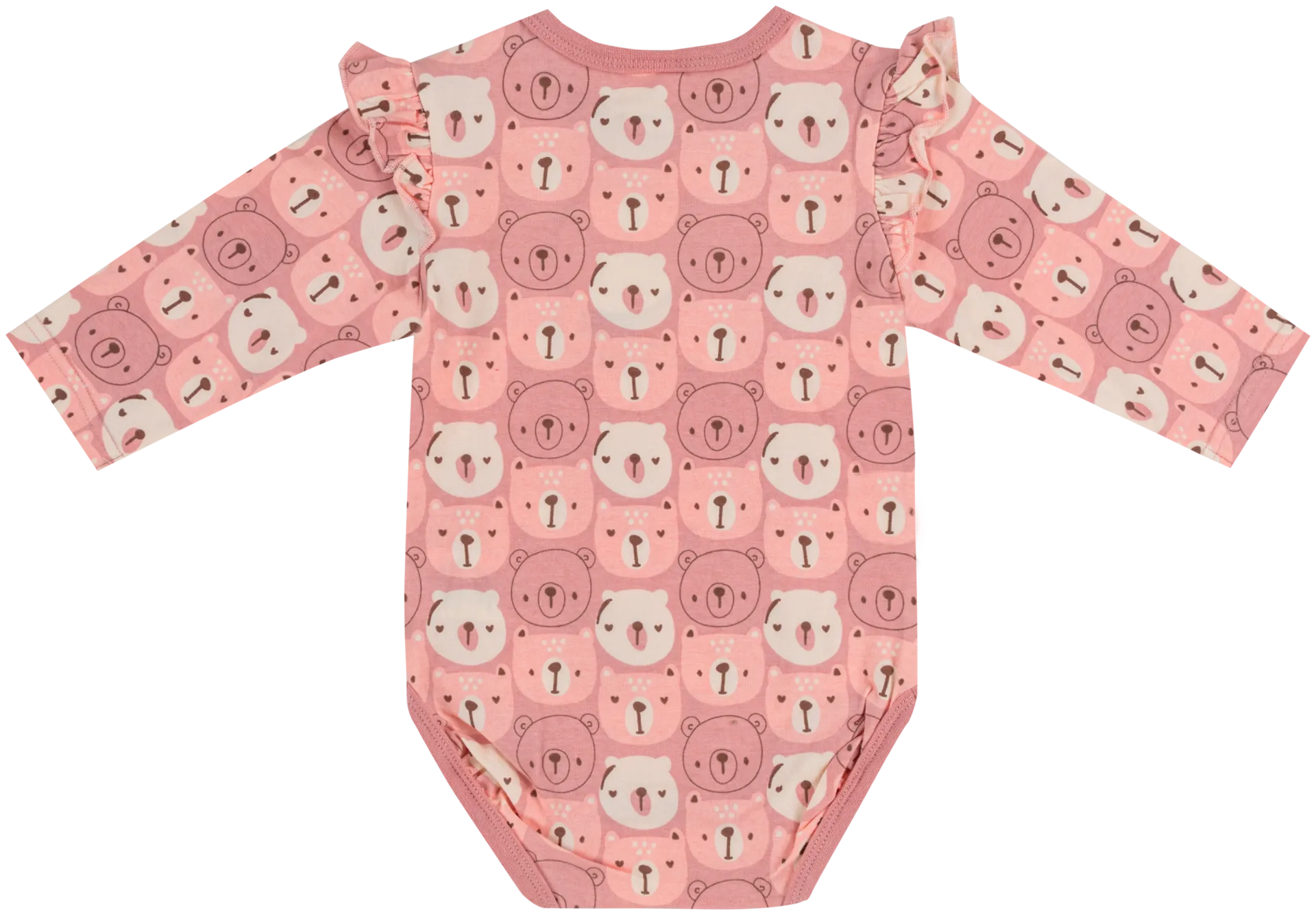 Ciraf vauvojen body nallet 250b244114 - pink bears aop - 2