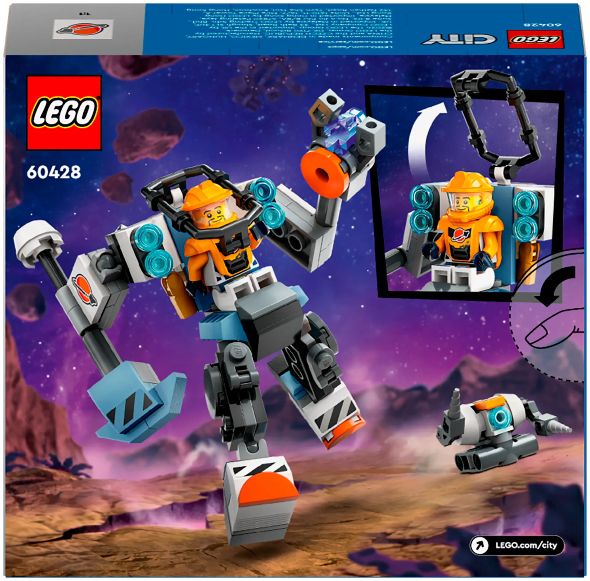 LEGO City Space 60428 Avaruusrobotti rakennustöihin - 3
