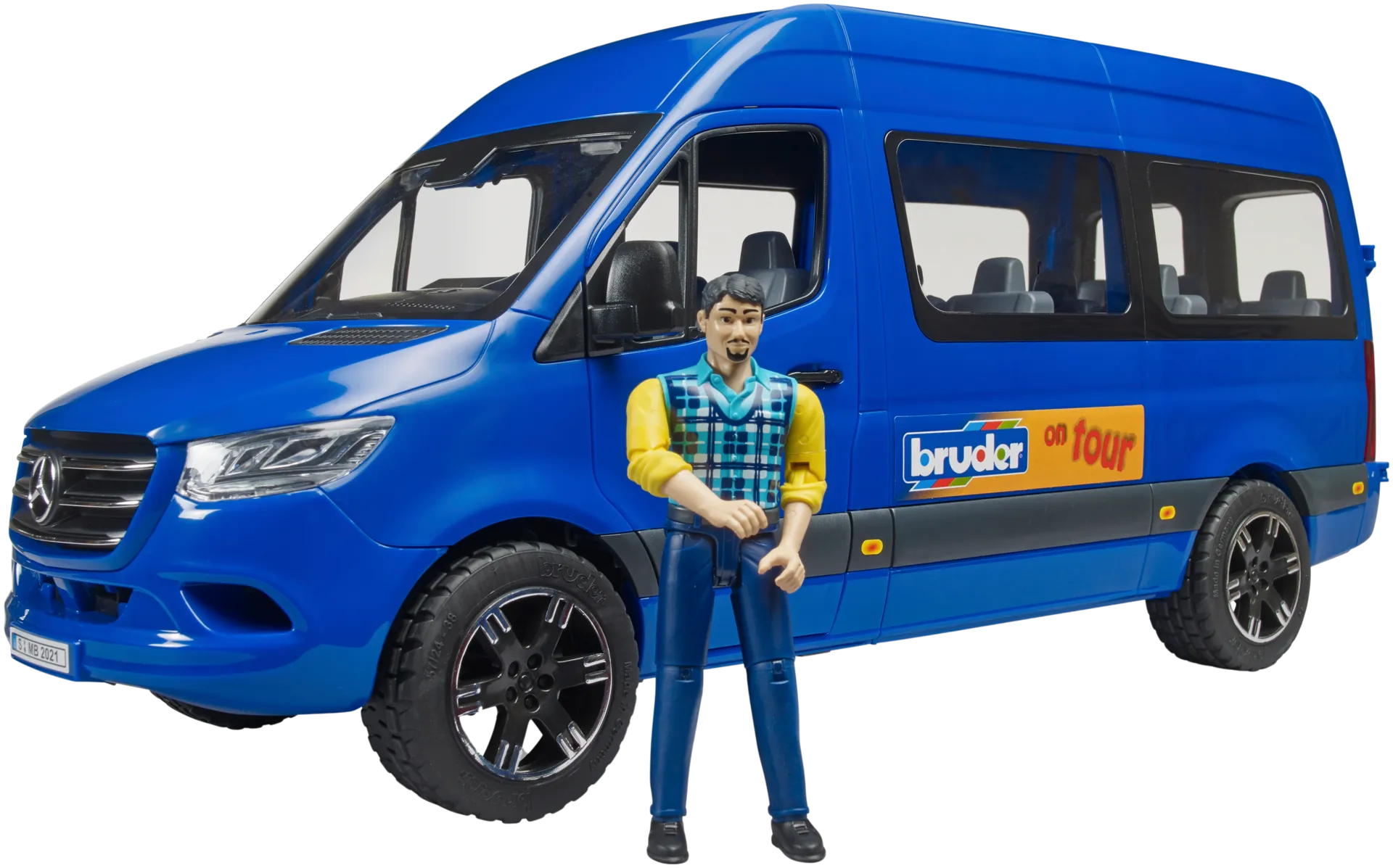 Bruder Mercedes-Benz Sprinter pakettiauto ja kuljettaja - 1