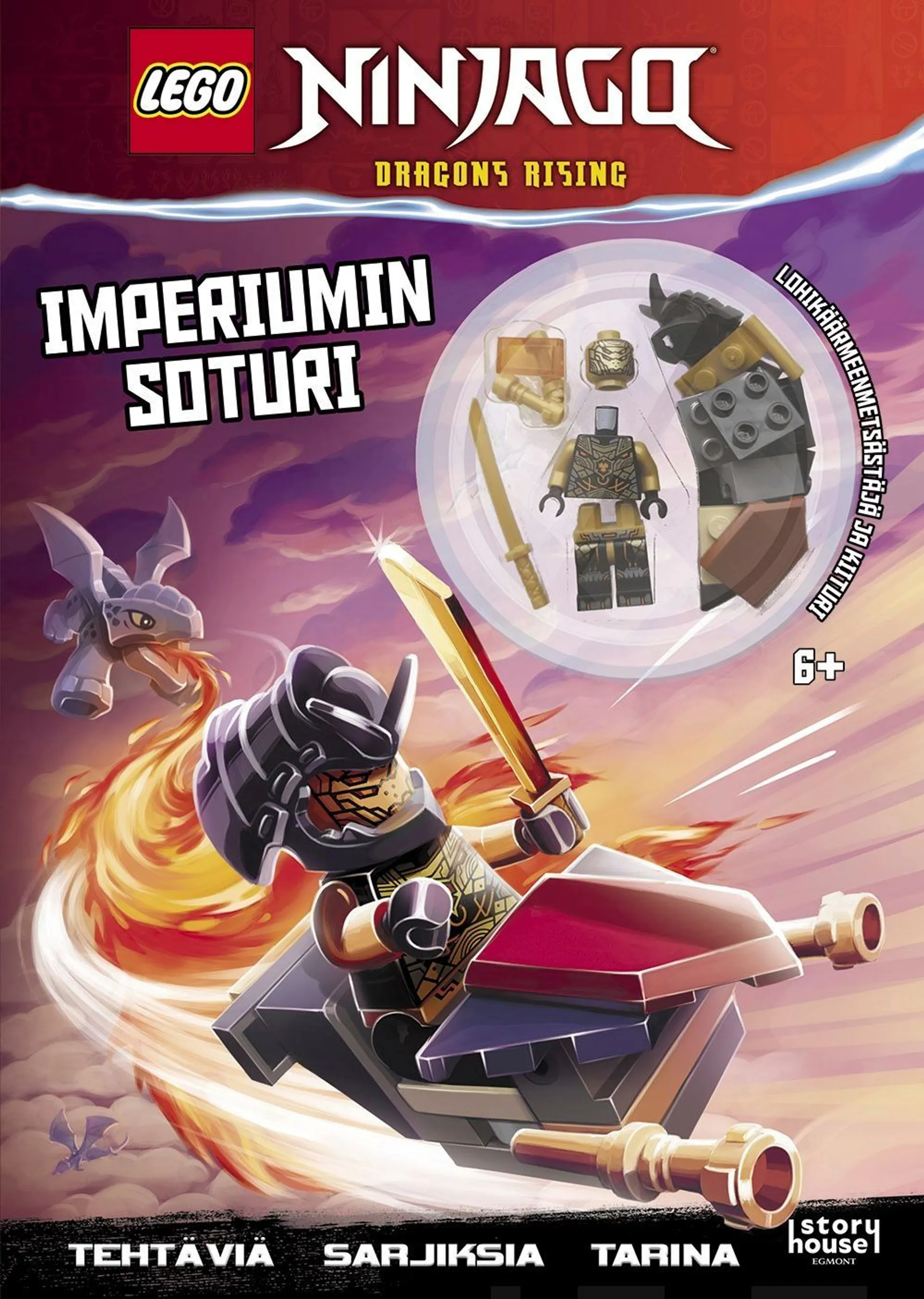 LEGO Ninjago Imperiumin soturi puuhakirja lelulla