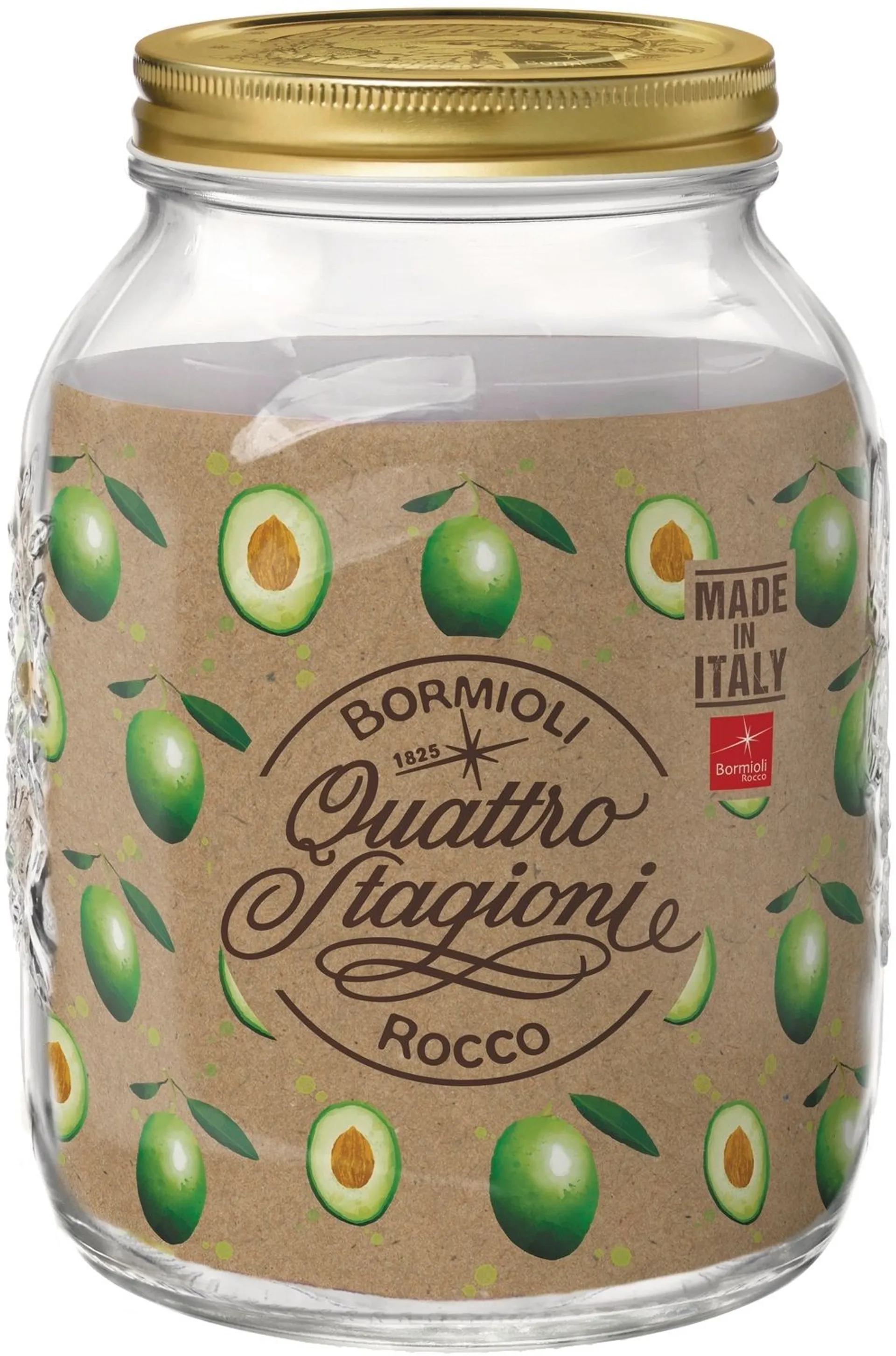 Bormioli Quattro säilöntätölkki 3 l