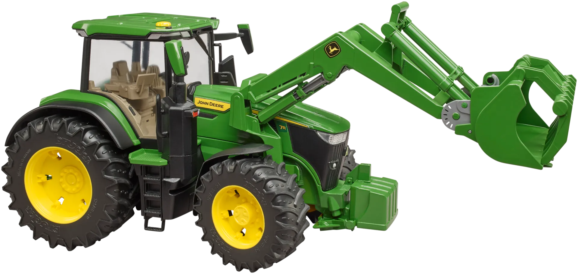 Bruder John Deere 7R 350 traktori etukuormaajalla - 1