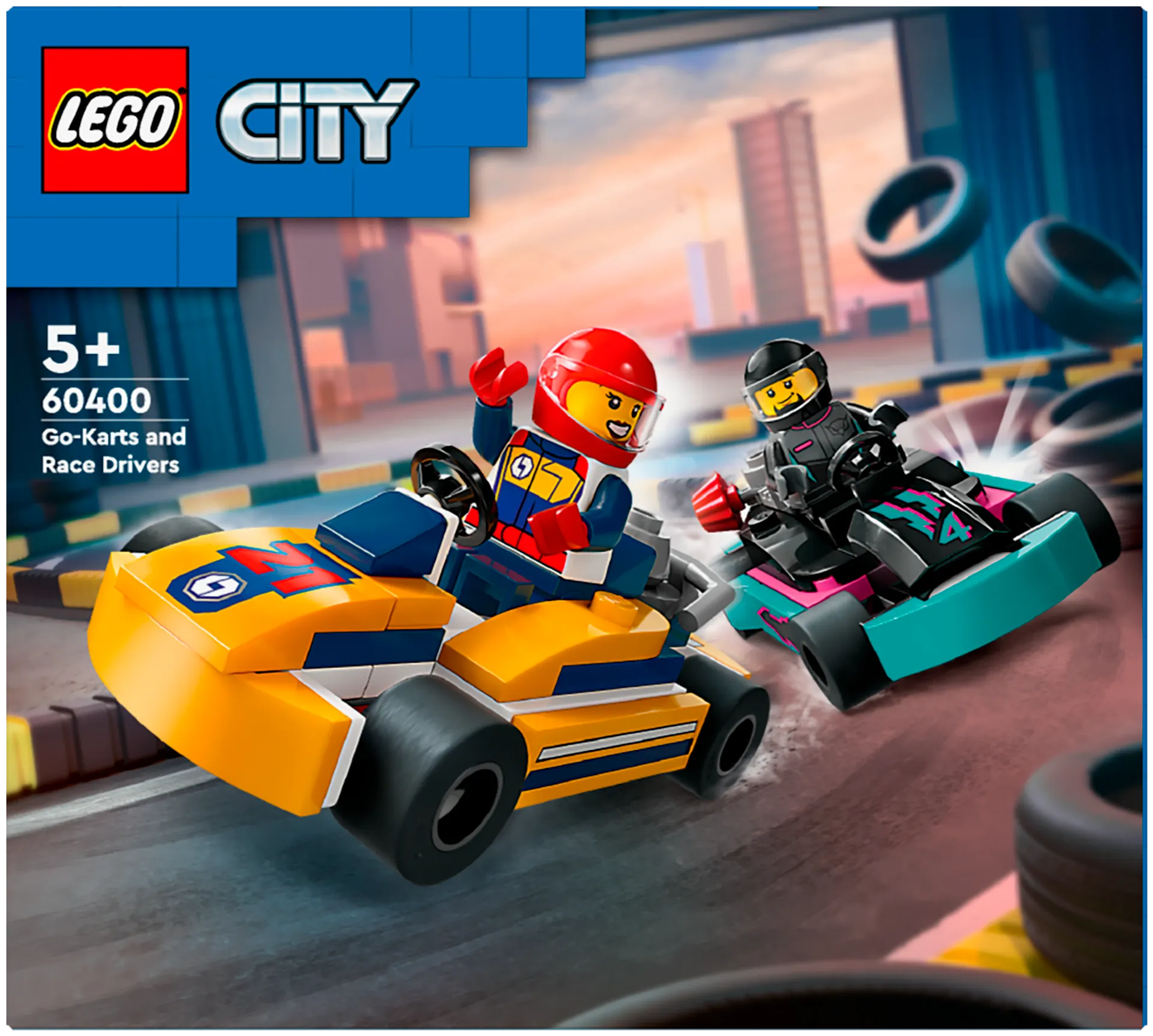 LEGO City Great Vehicles 60400 Go-Kart-autot ja kilpakuljettajat - 5