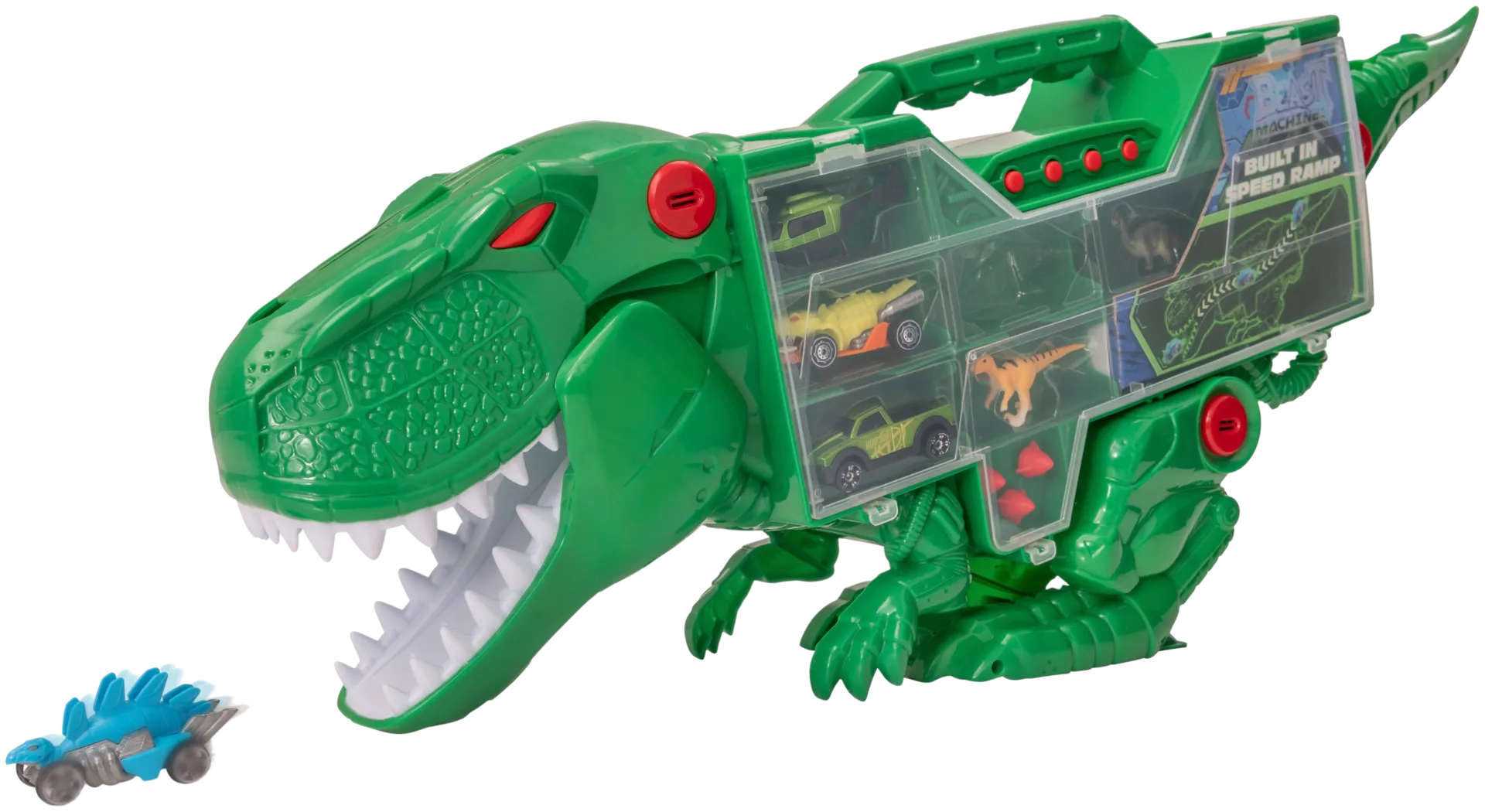 Teamsterz lelu Beast Machines T-Rex Transporter ja autot - 6