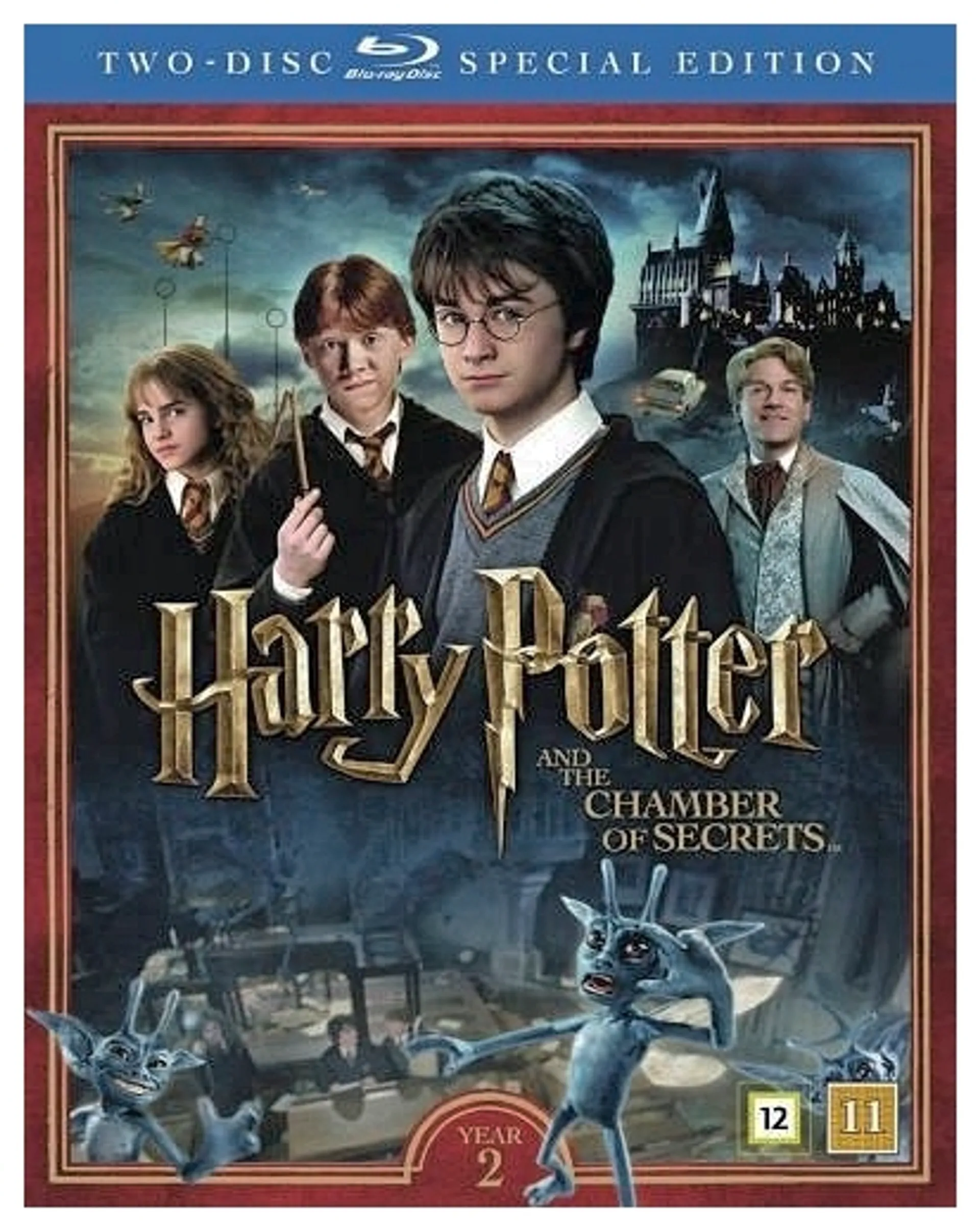 Harry Potter ja salaisuuksien kammio + Dokumentti 2Blu-ray