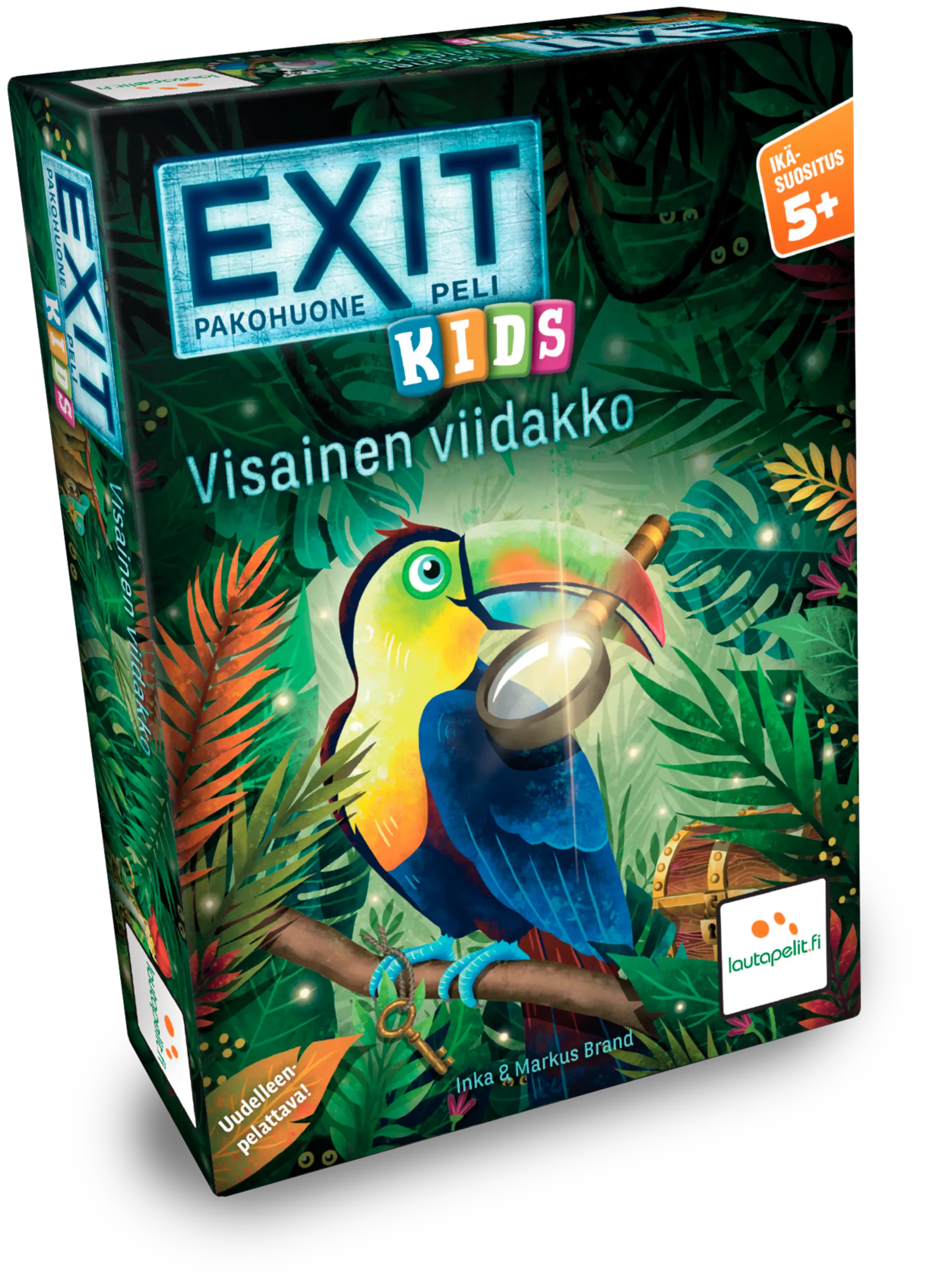 Lautapelit.fi EXIT Kids: Visainen viidakko pakohuonepeli