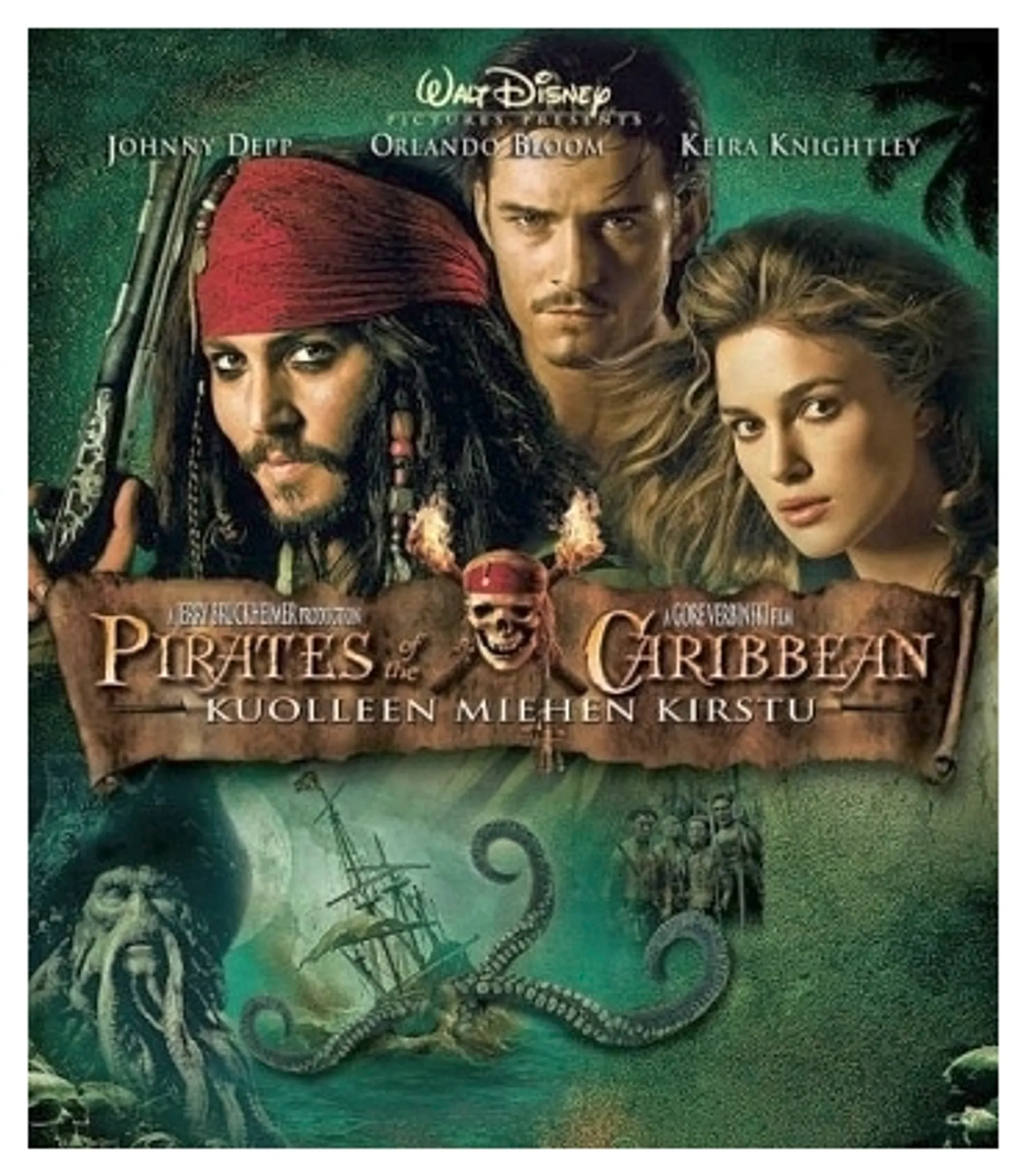 Pirates of the Caribbean 2 - Kuolleen miehen kirstu Blu-rau