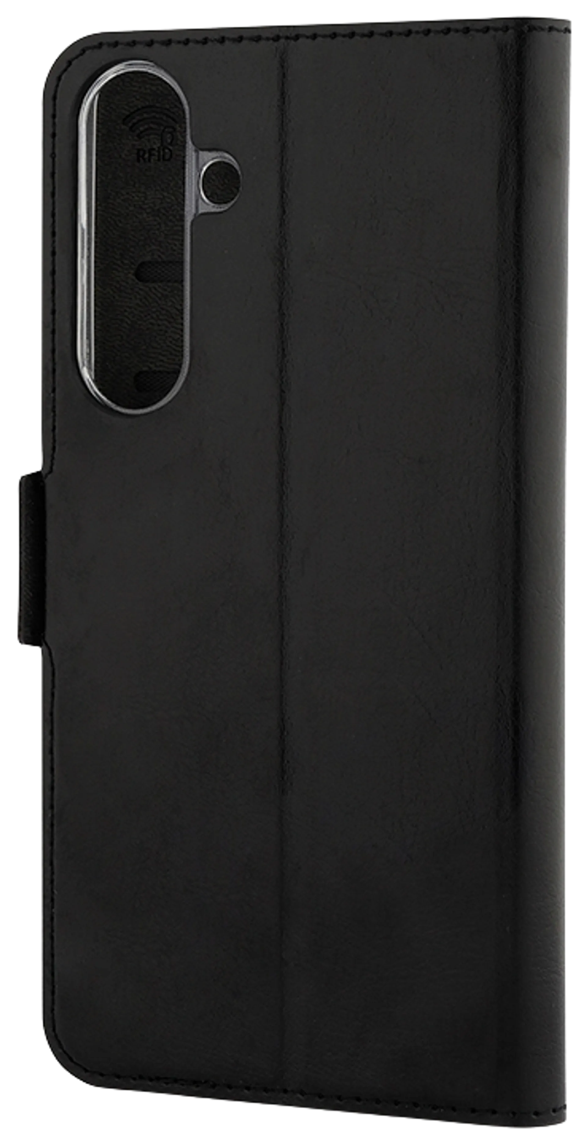 Wave Book Case, Samsung Galaxy S24 +, Musta - 2