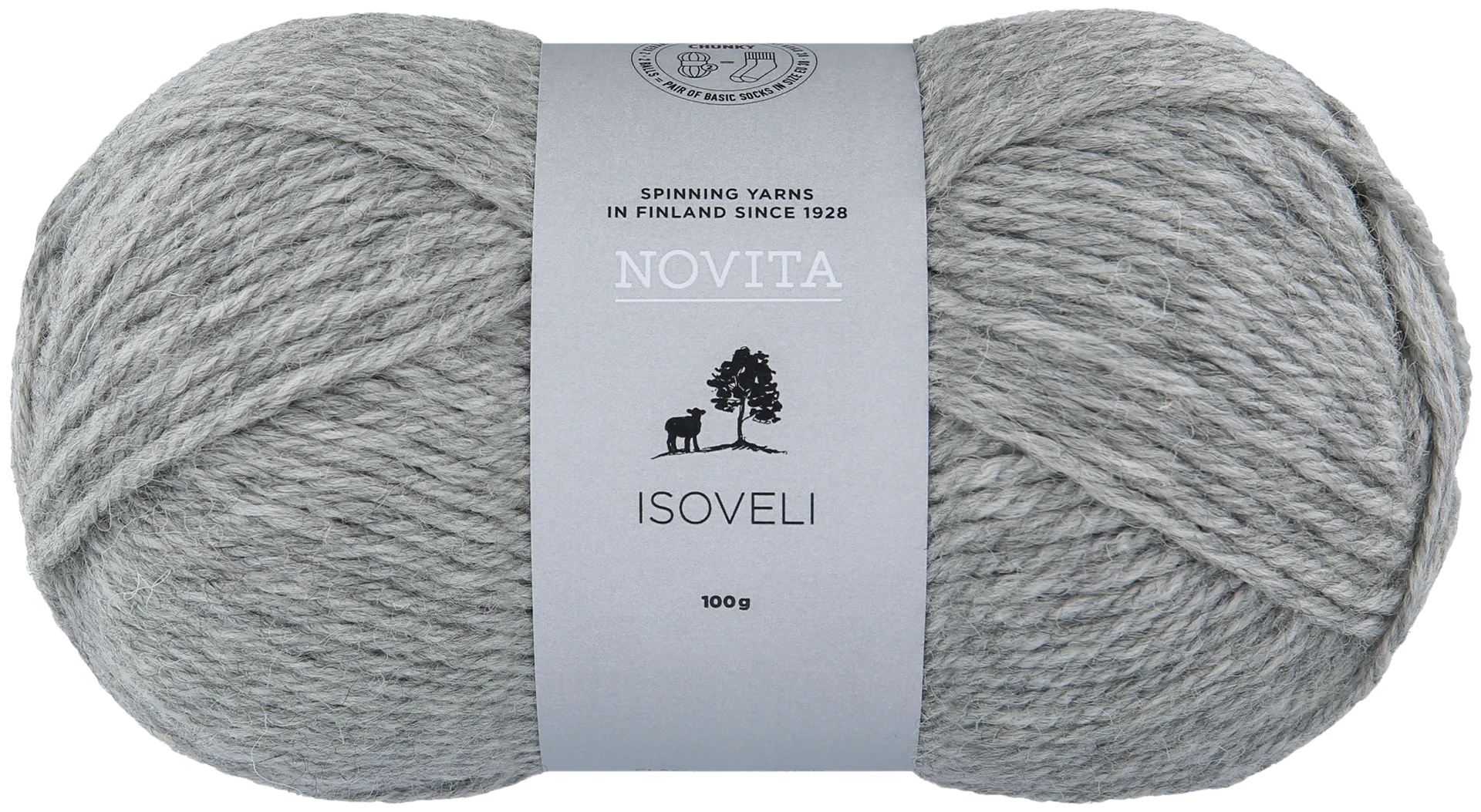 Novita lanka Isoveli 100 g kivi 043 - 1