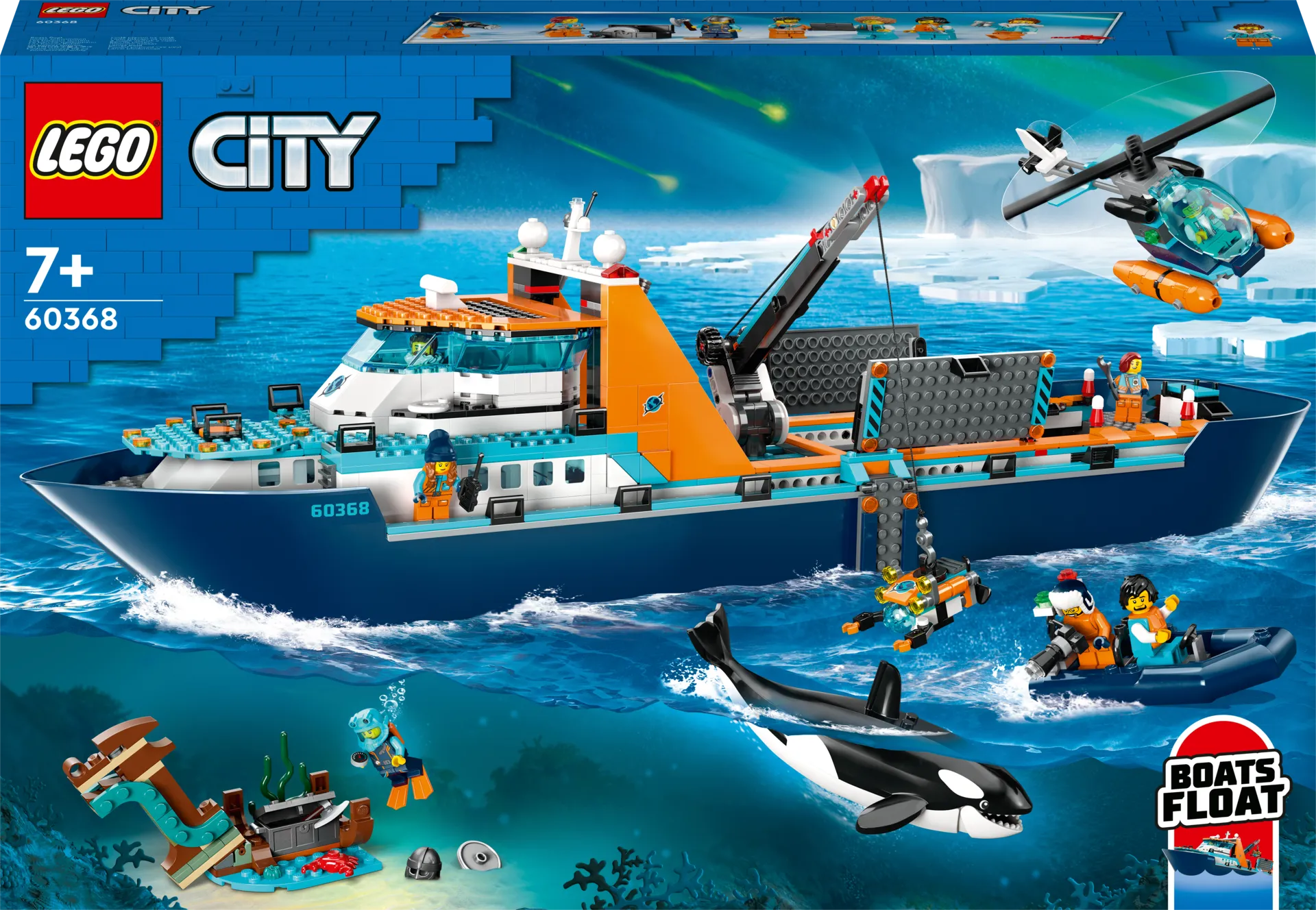 LEGO® City 60368 Arktinen tutkimusretkialus - 1