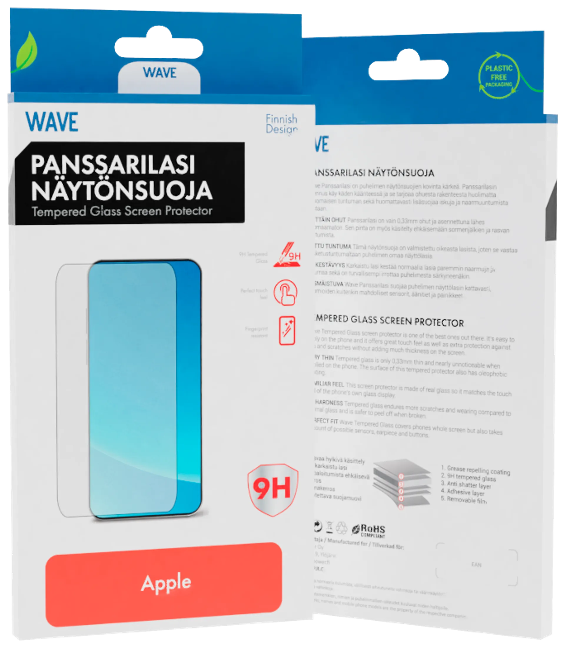 Wave Panssarilasi, Suora, Apple iPhone 15 Plus