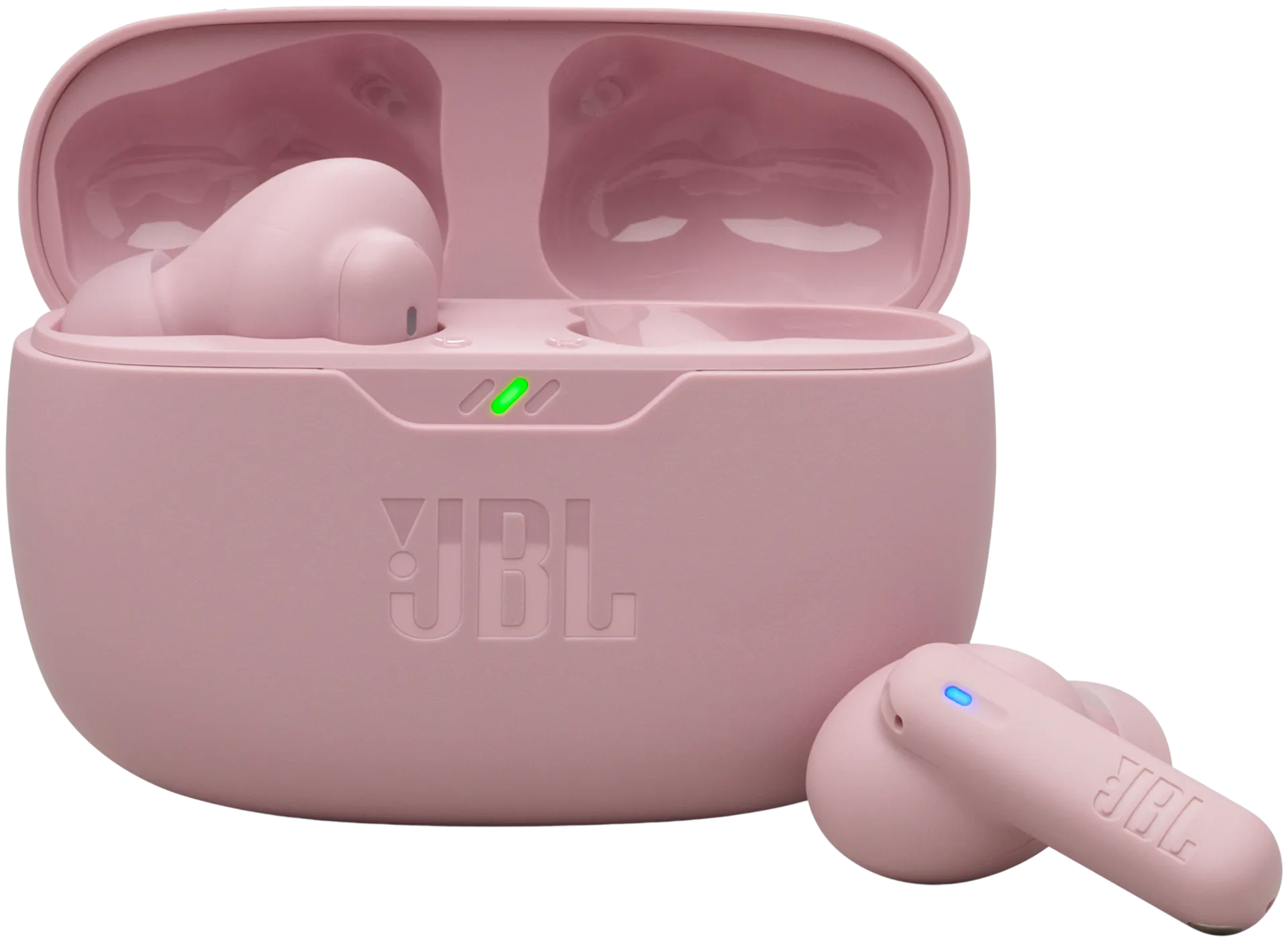 JBL Bluetooth vastamelunappikuulokkeet Vibe Beam 2 pinkki - 1