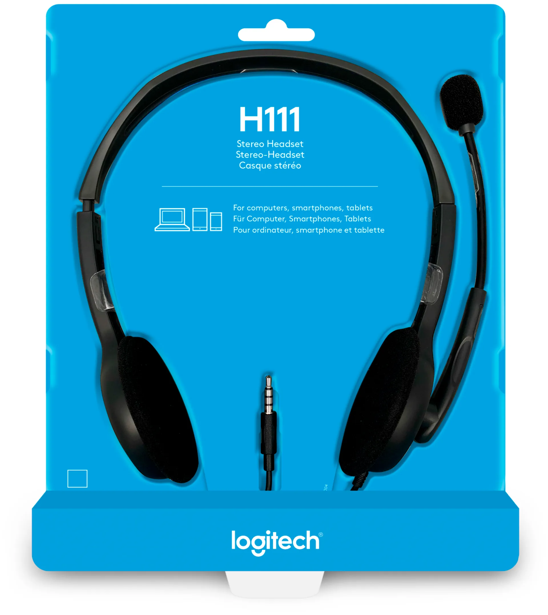 Logitech H111 stereo headset - 1