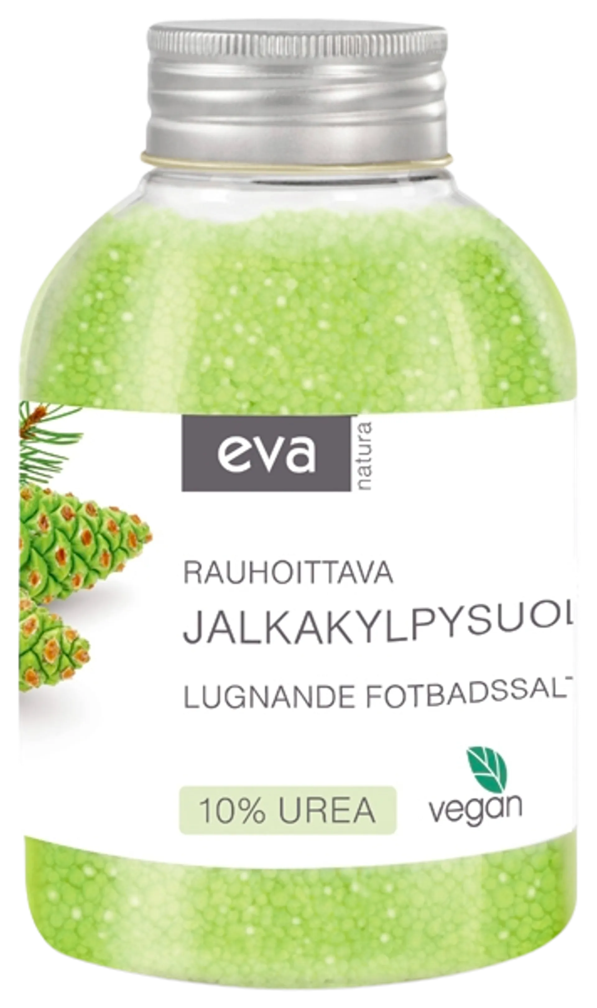 Eva Natura rauhoittava jalkakylpysuola 600 g + 10% urea